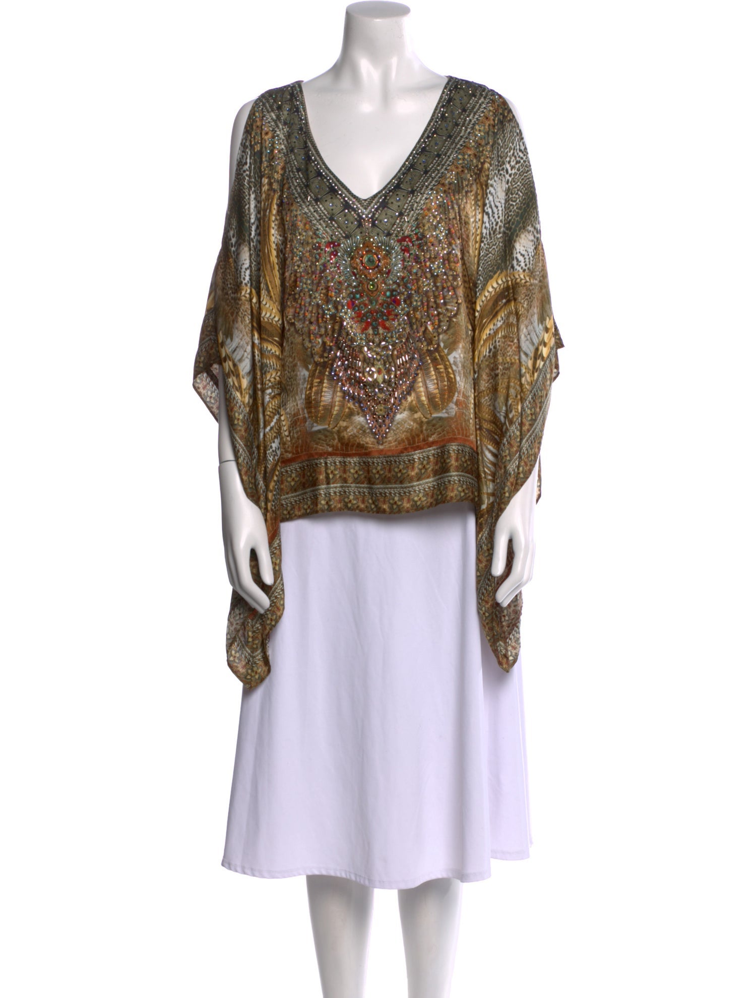 Camilla Silk Printed Tunic