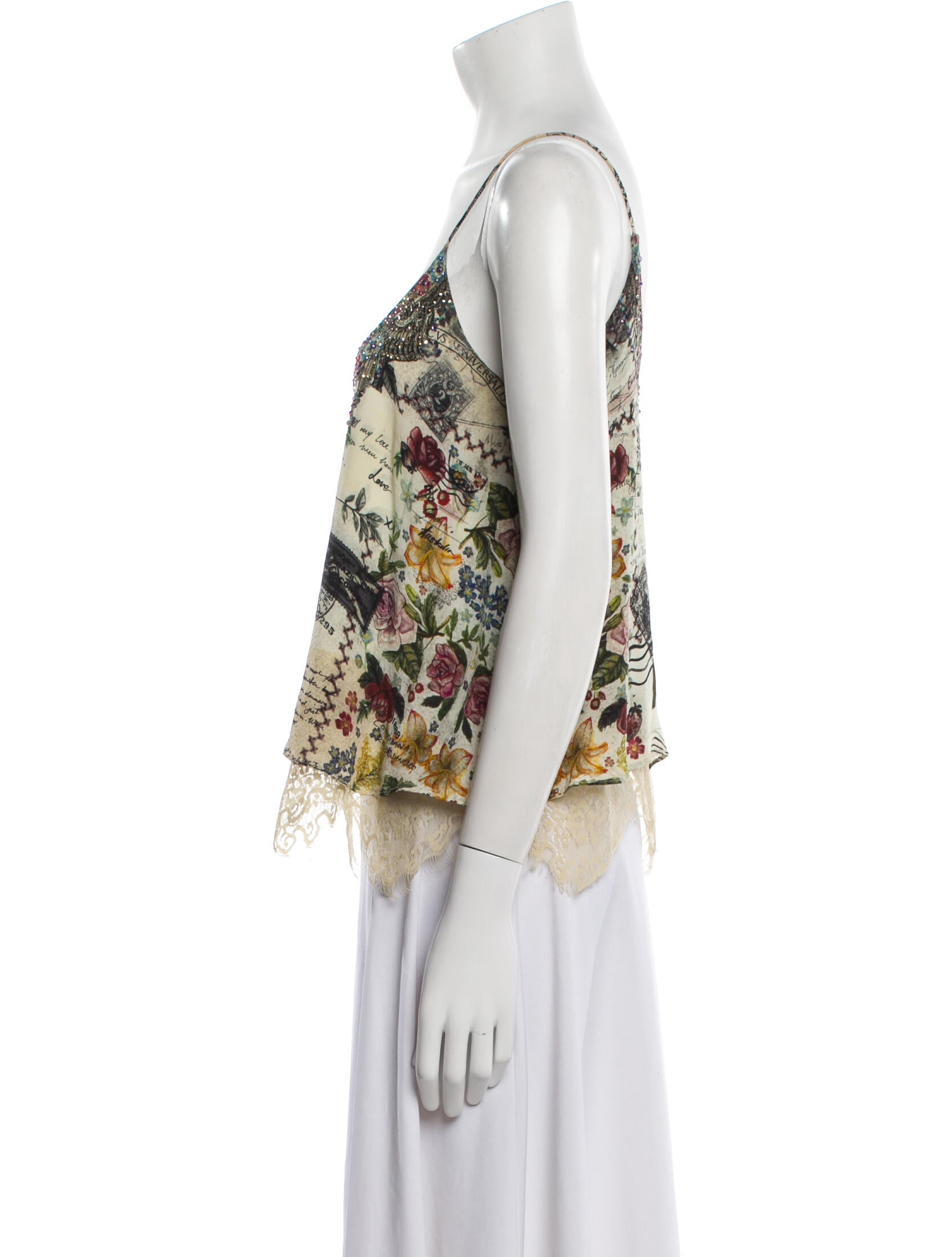 Camilla Silk Printed Top