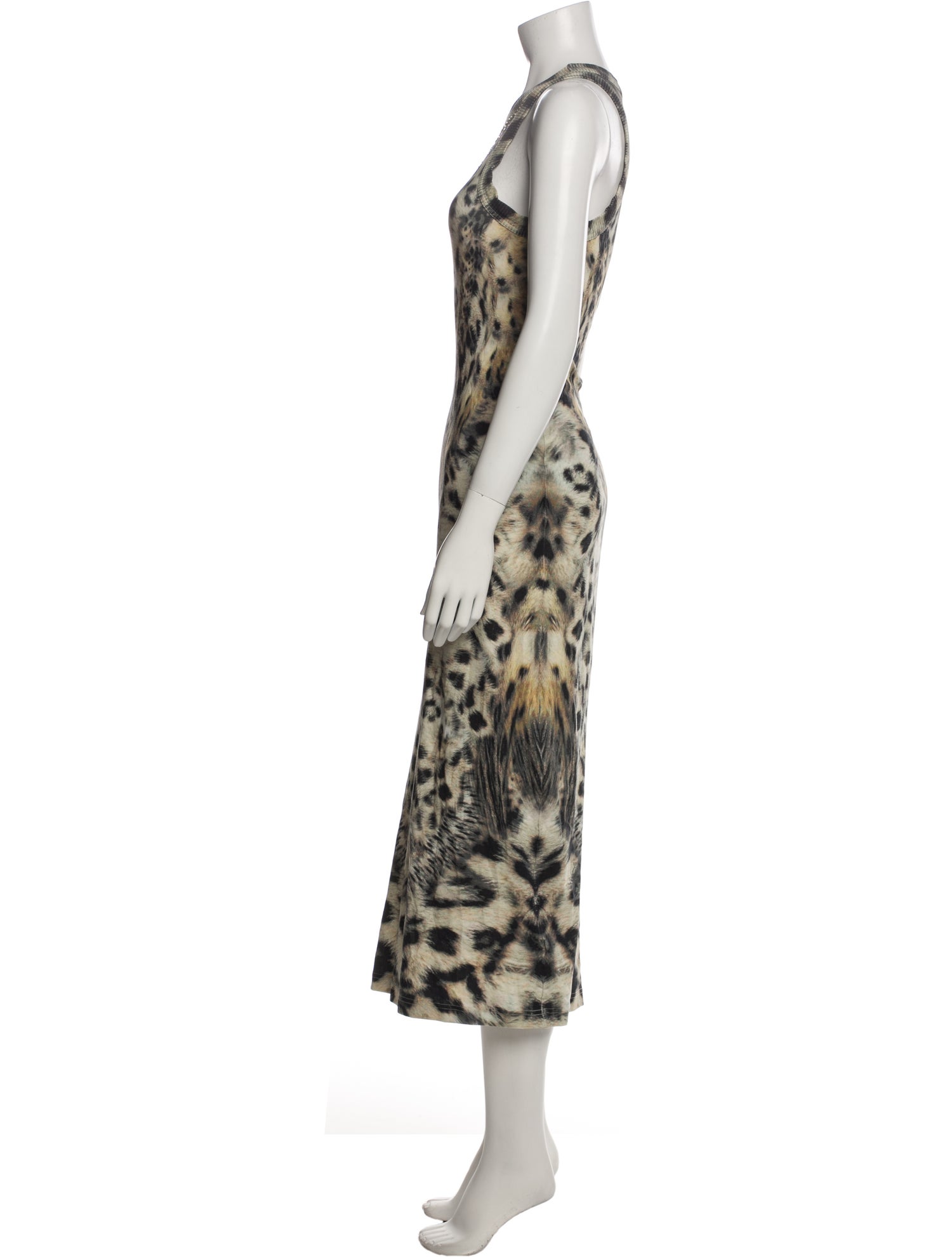Camilla Animal Print Midi Length Dress
