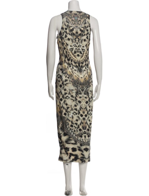 Camilla Animal Print Midi Length Dress