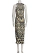 Camilla Animal Print Midi Length Dress