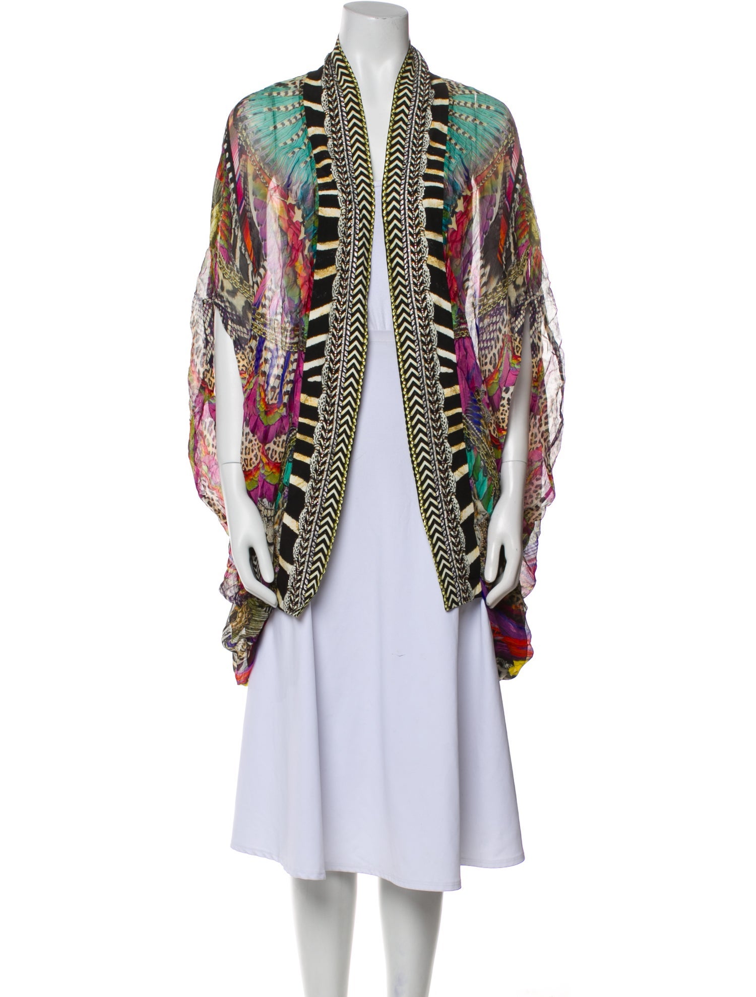 Camilla Silk Printed Jacket