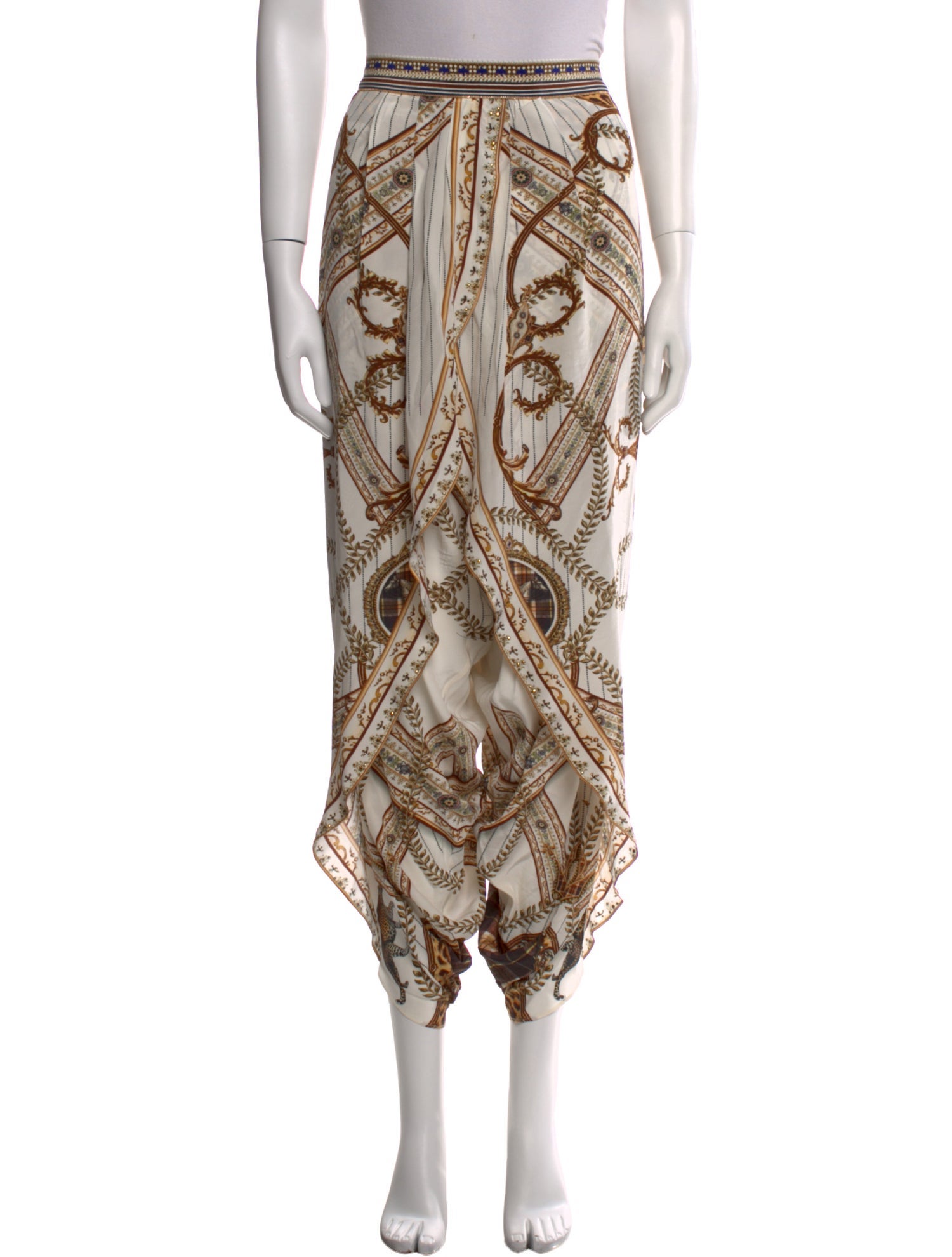 Camilla Silk Skinny Leg Pants