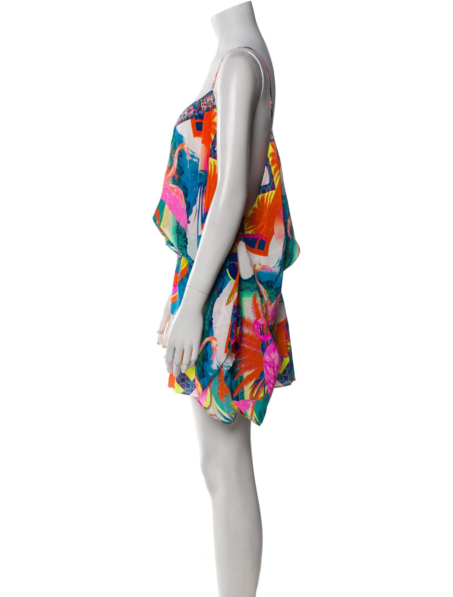 Camilla Silk Printed Romper