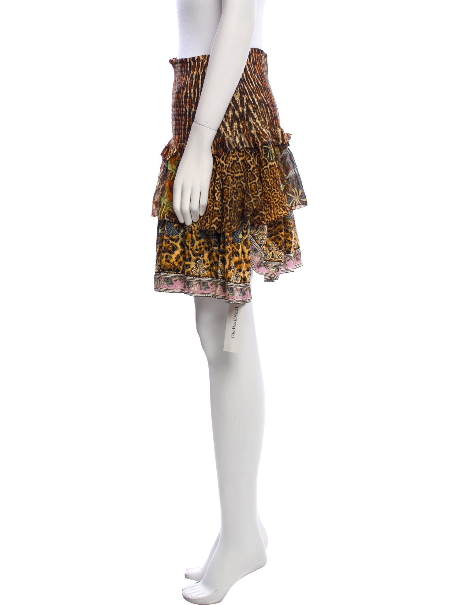 Camilla Silk Mini Skirt