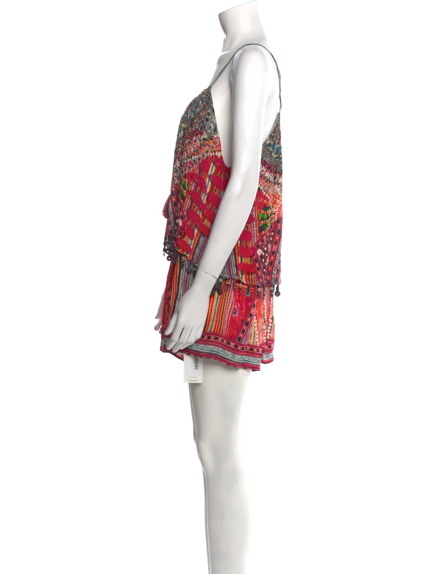 Camilla Silk Printed Romper