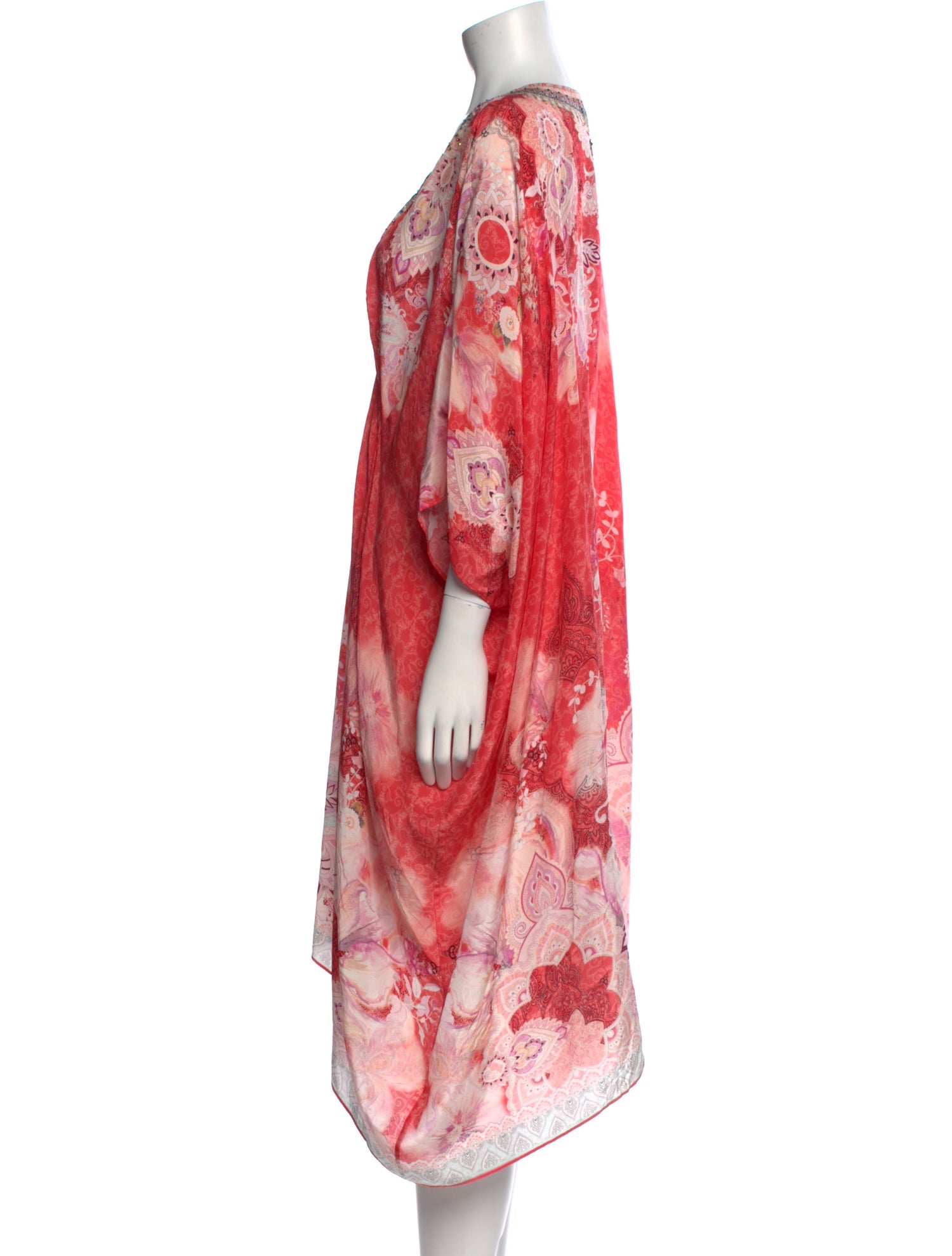 Camilla Silk Knee-Length Dress