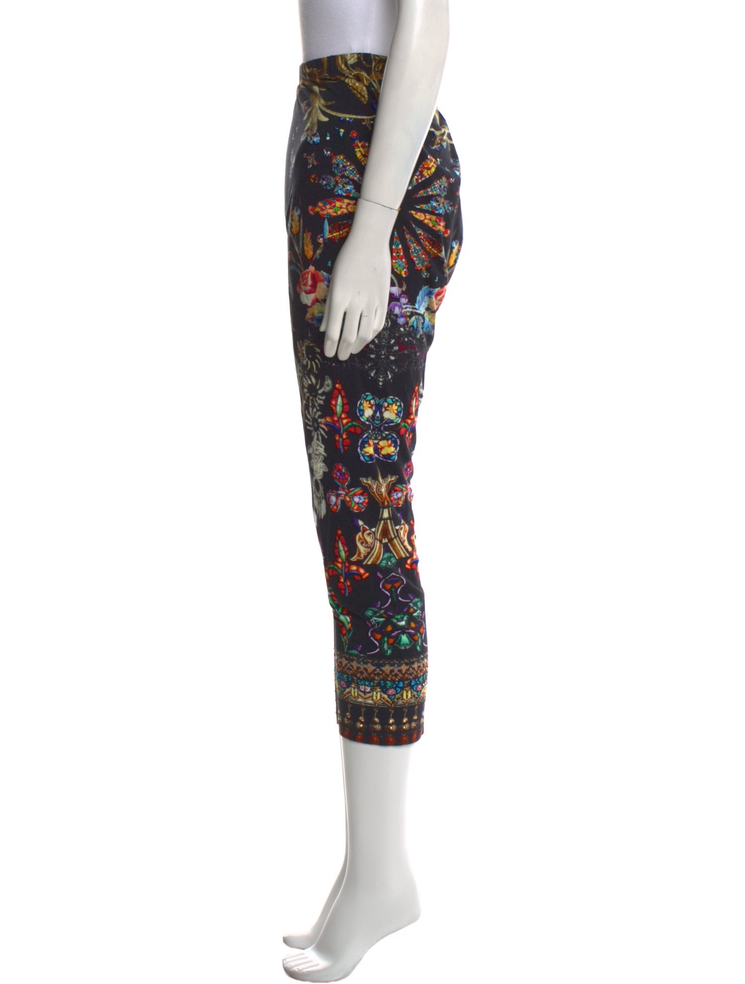 Camilla Floral Print Straight Leg Pants