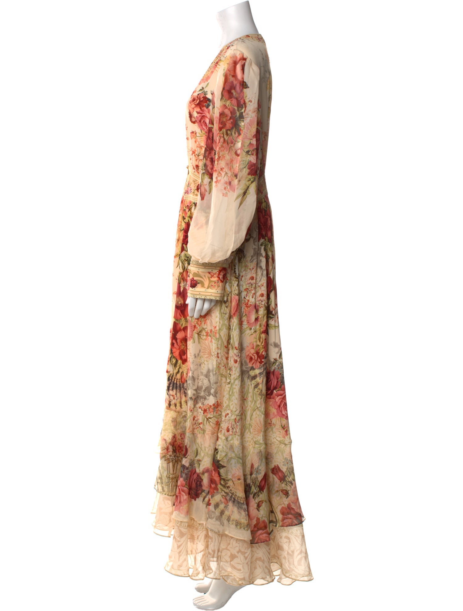 Camilla Floral Print Long Dress