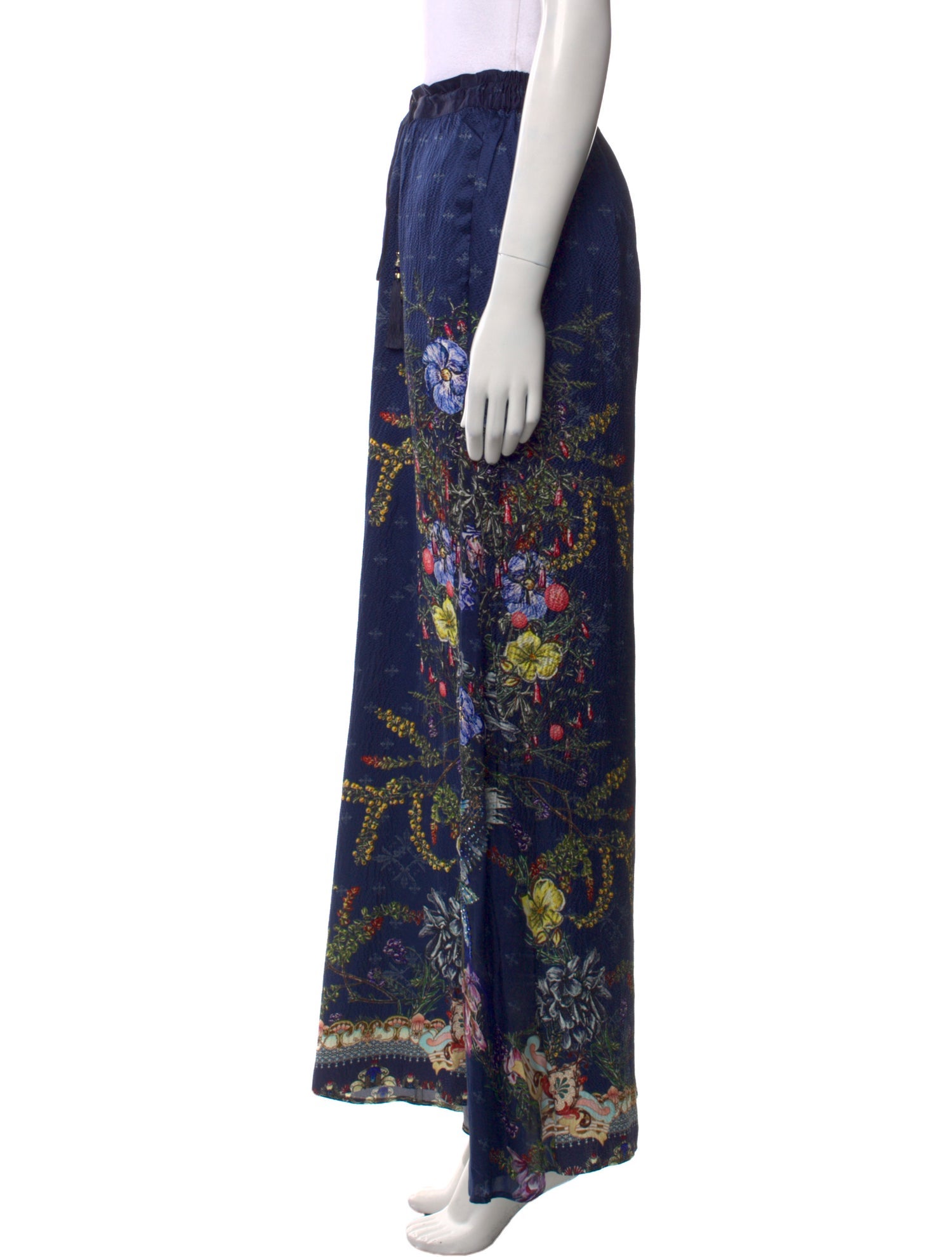 Camilla Silk Wide Leg Pants