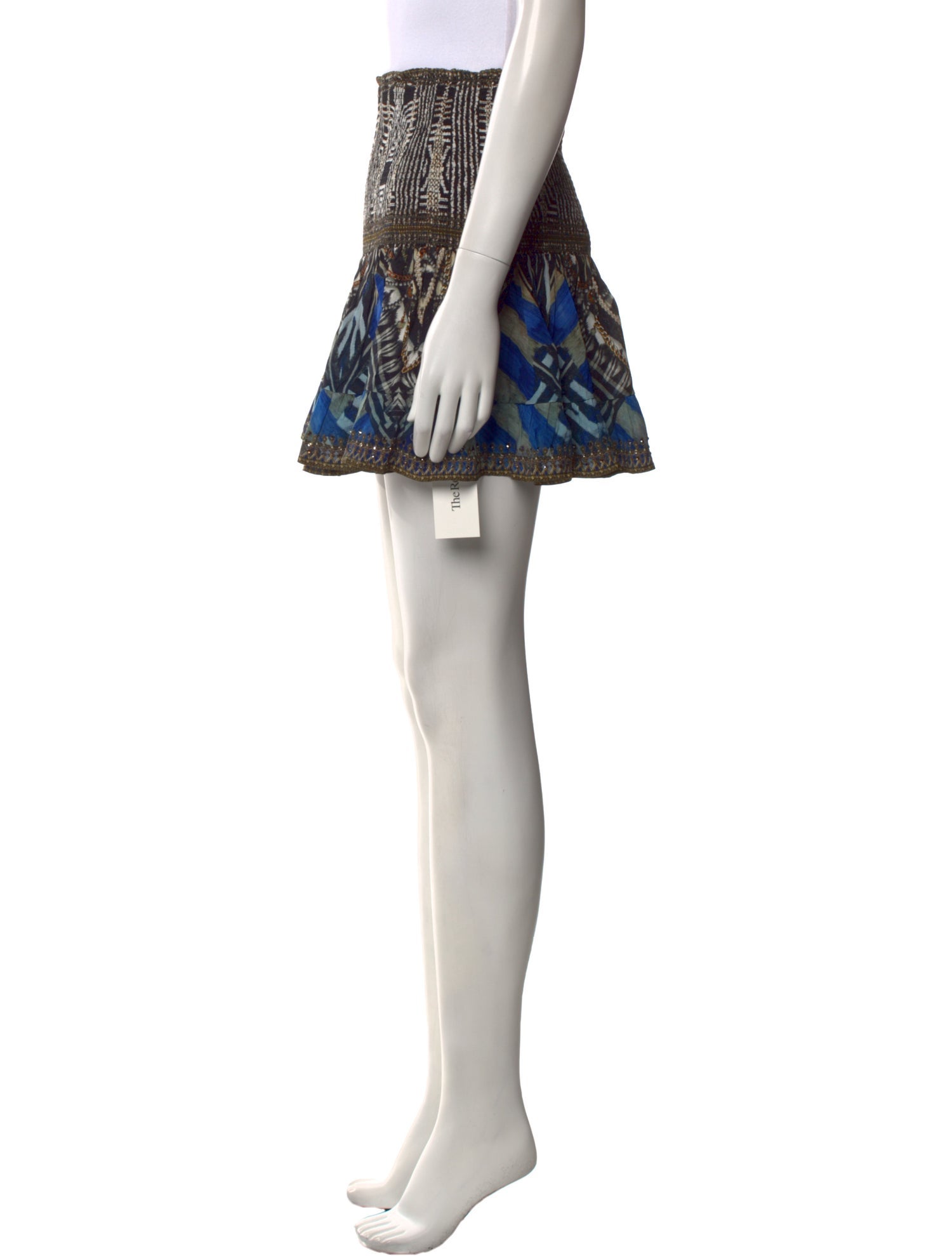 Camilla Silk Mini Skirt