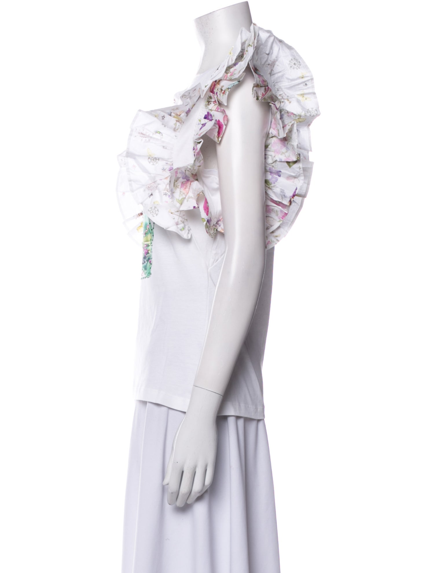 Camilla Graphic Print Square Neckline T-Shirt w/ Tags