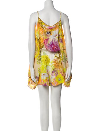Camilla Silk Printed Romper
