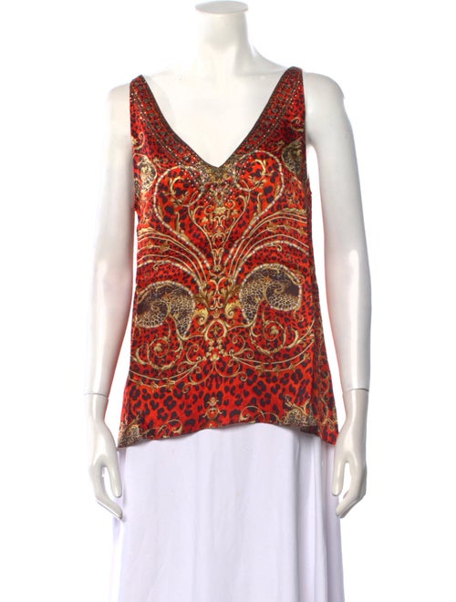 Camilla Silk Printed Top
