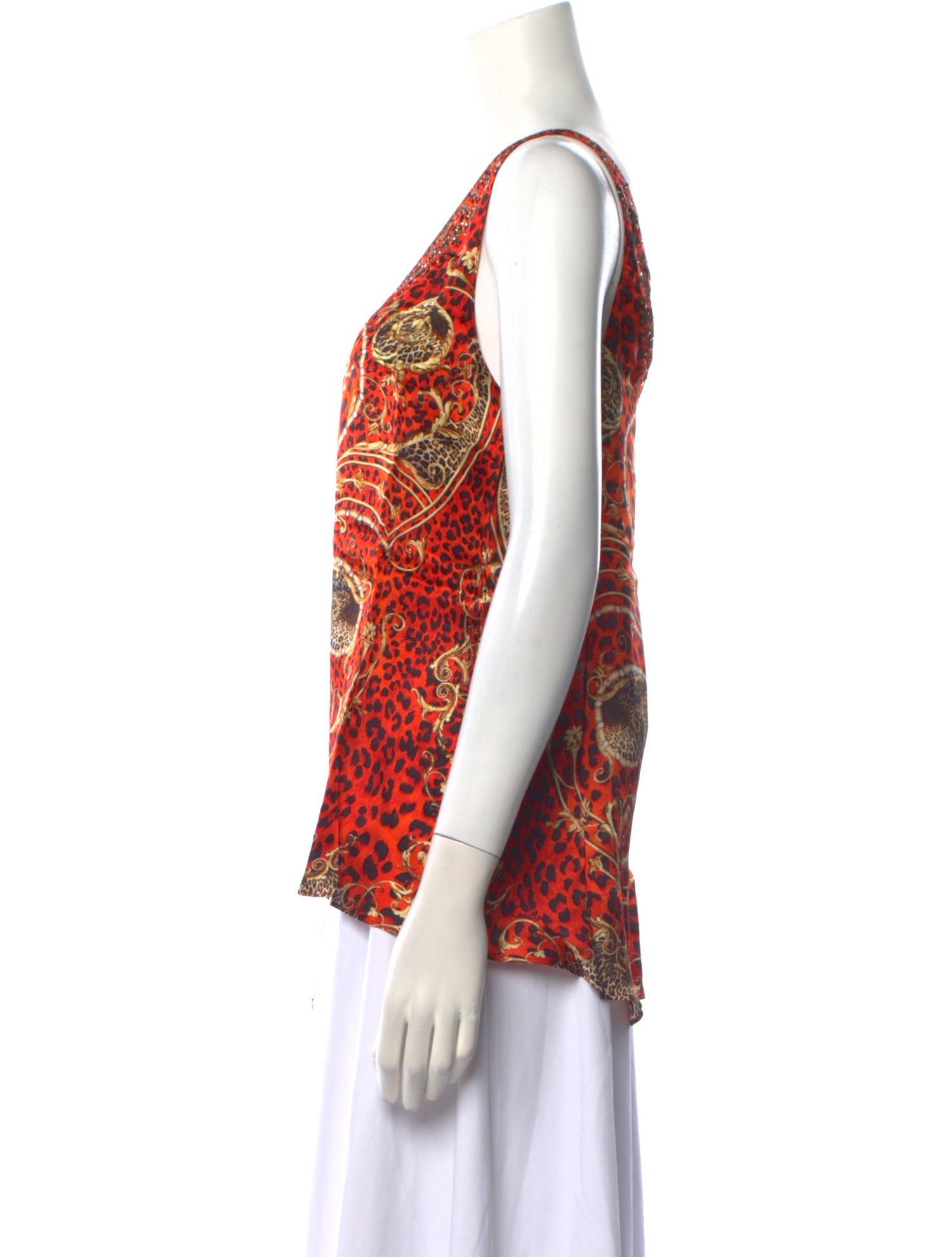 Camilla Silk Printed Top