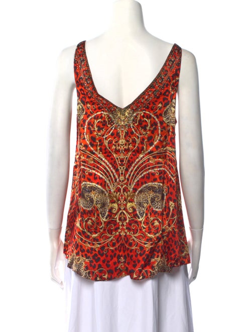 Camilla Silk Printed Top