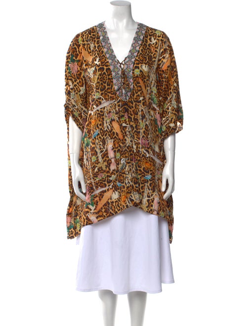 Camilla Silk Animal Print Tunic