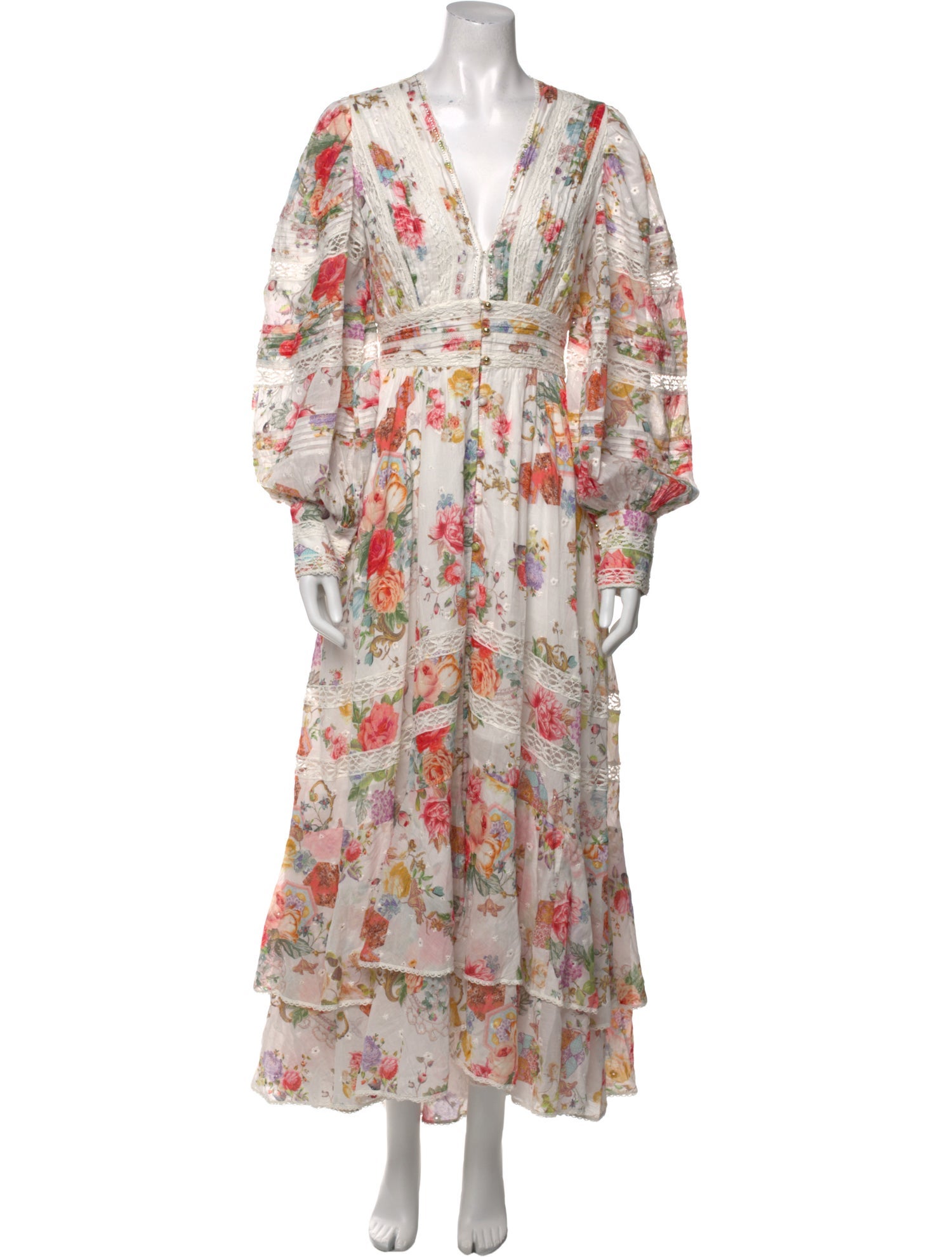Camilla Floral Print Long Dress