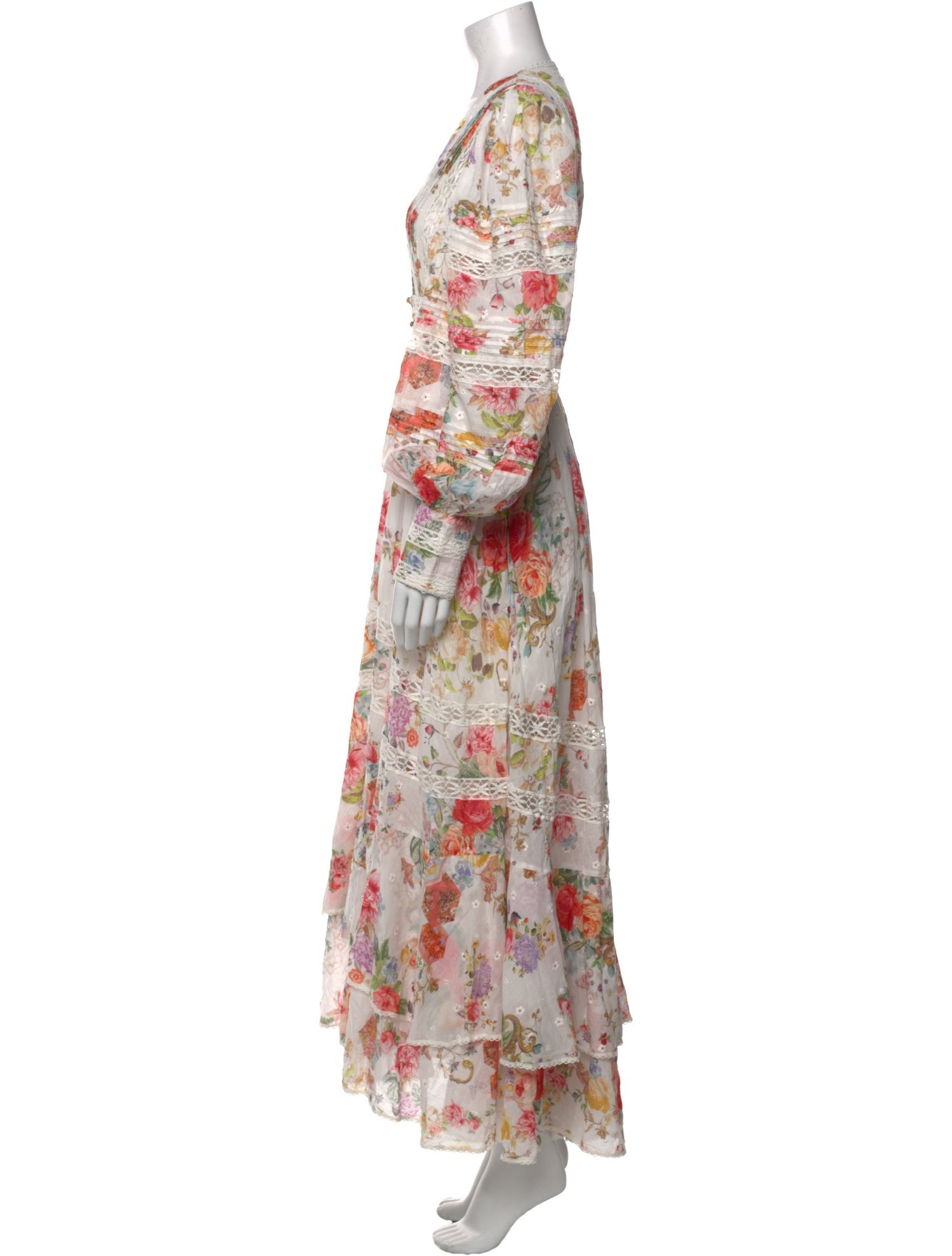 Camilla Floral Print Long Dress
