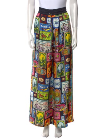 Camilla Silk Wide Leg Pants