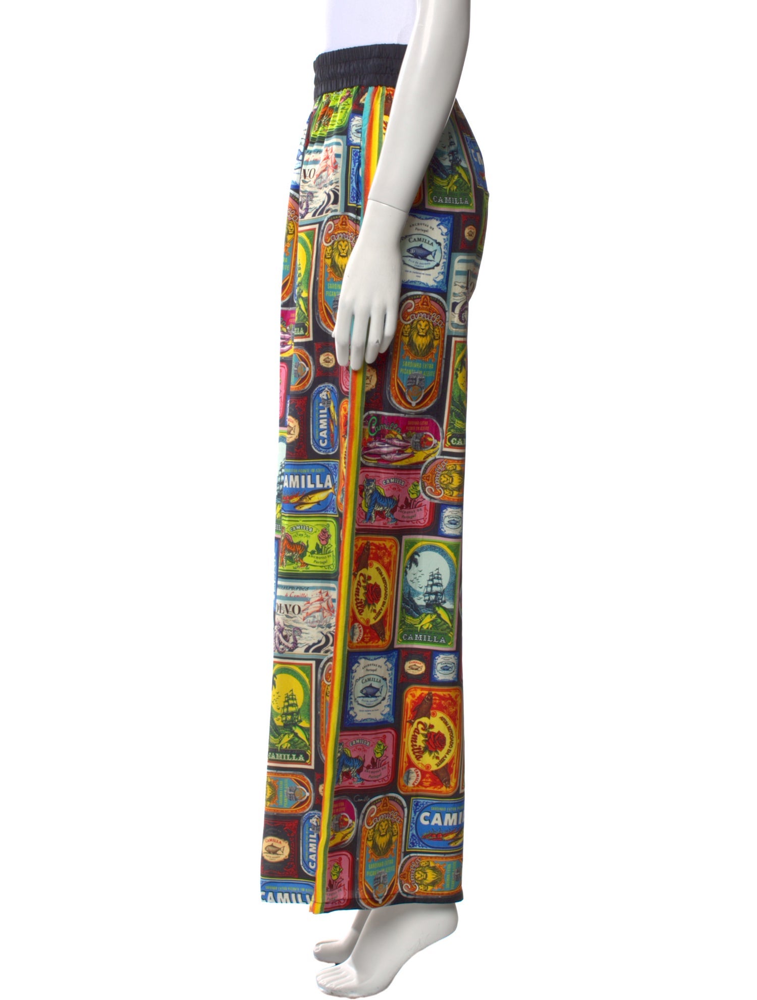 Camilla Silk Wide Leg Pants