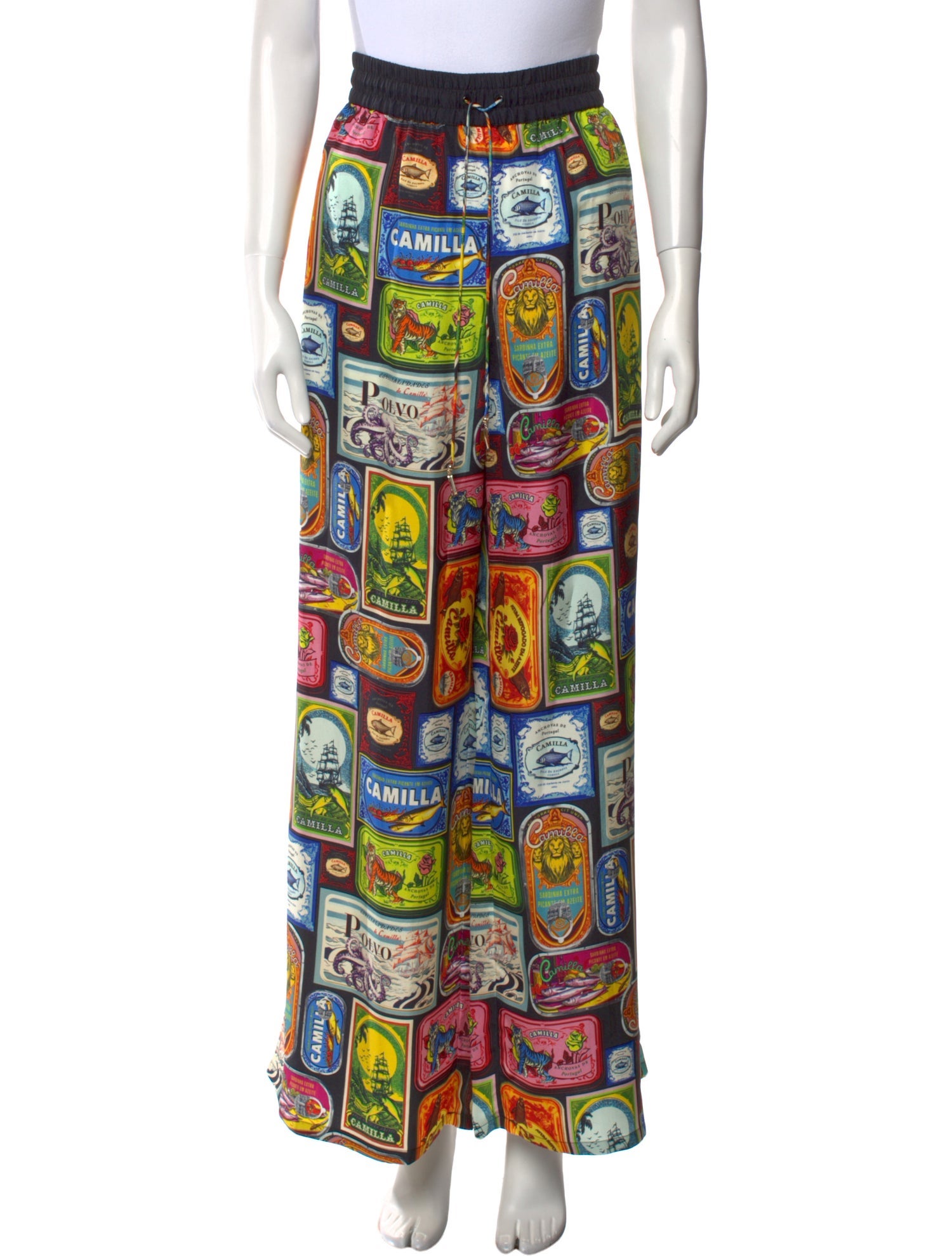 Camilla Silk Wide Leg Pants