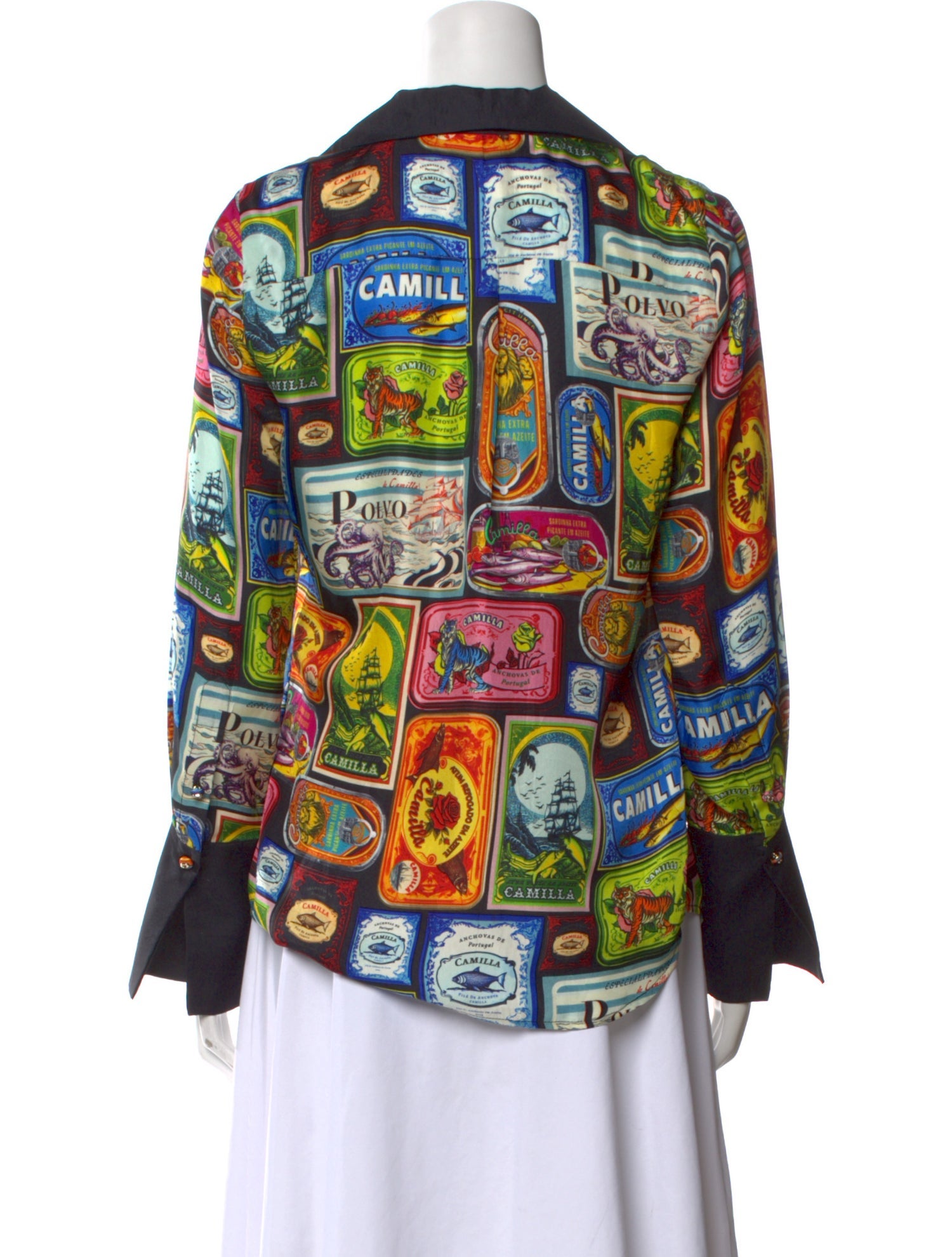 Camilla Silk Printed Blouse