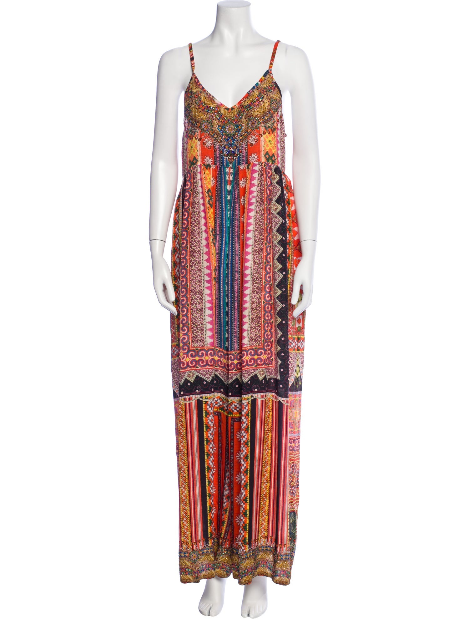 Camilla Silk Printed Jumpsuit