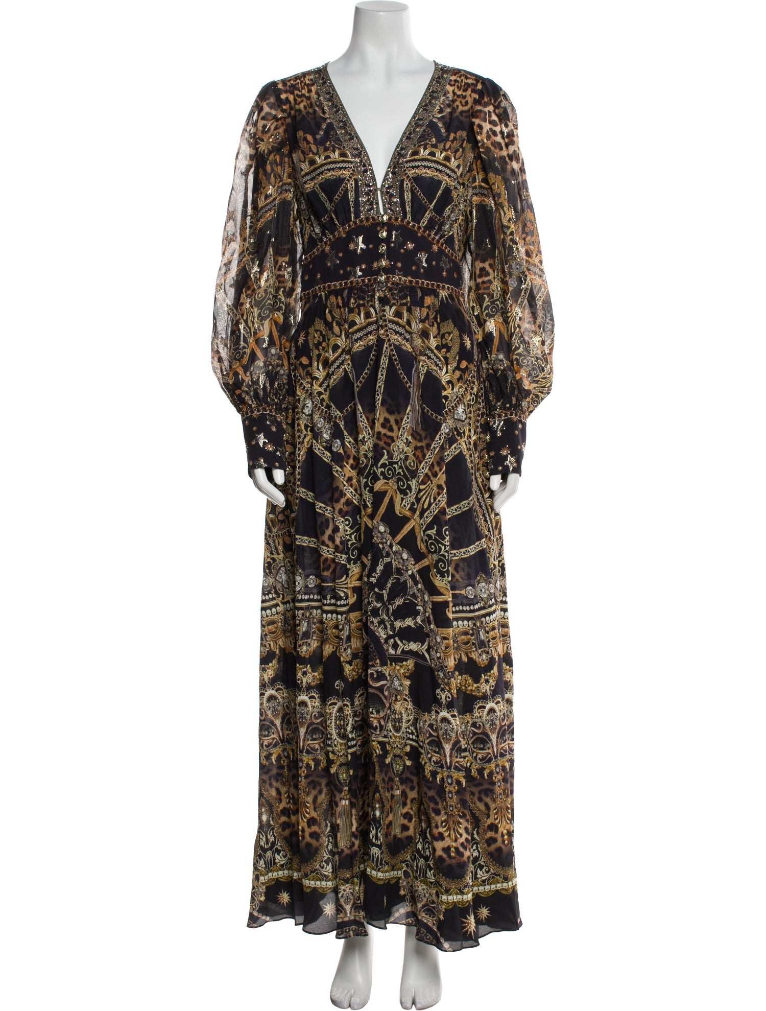 Camilla Silk Long Dress