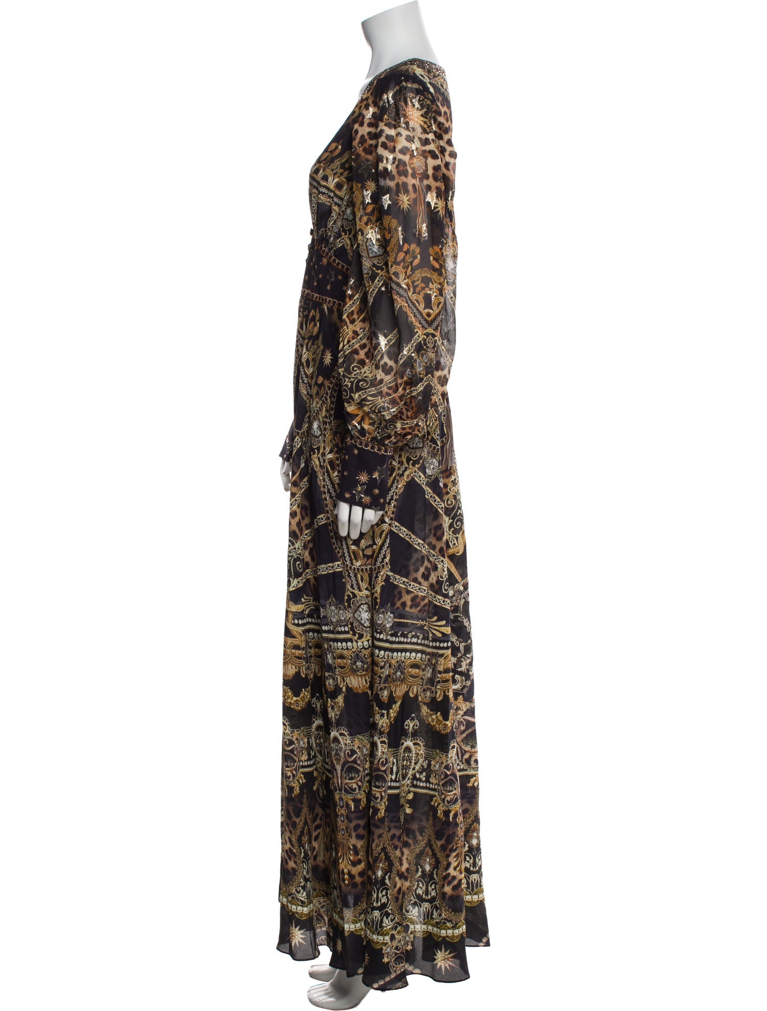 Camilla Silk Long Dress