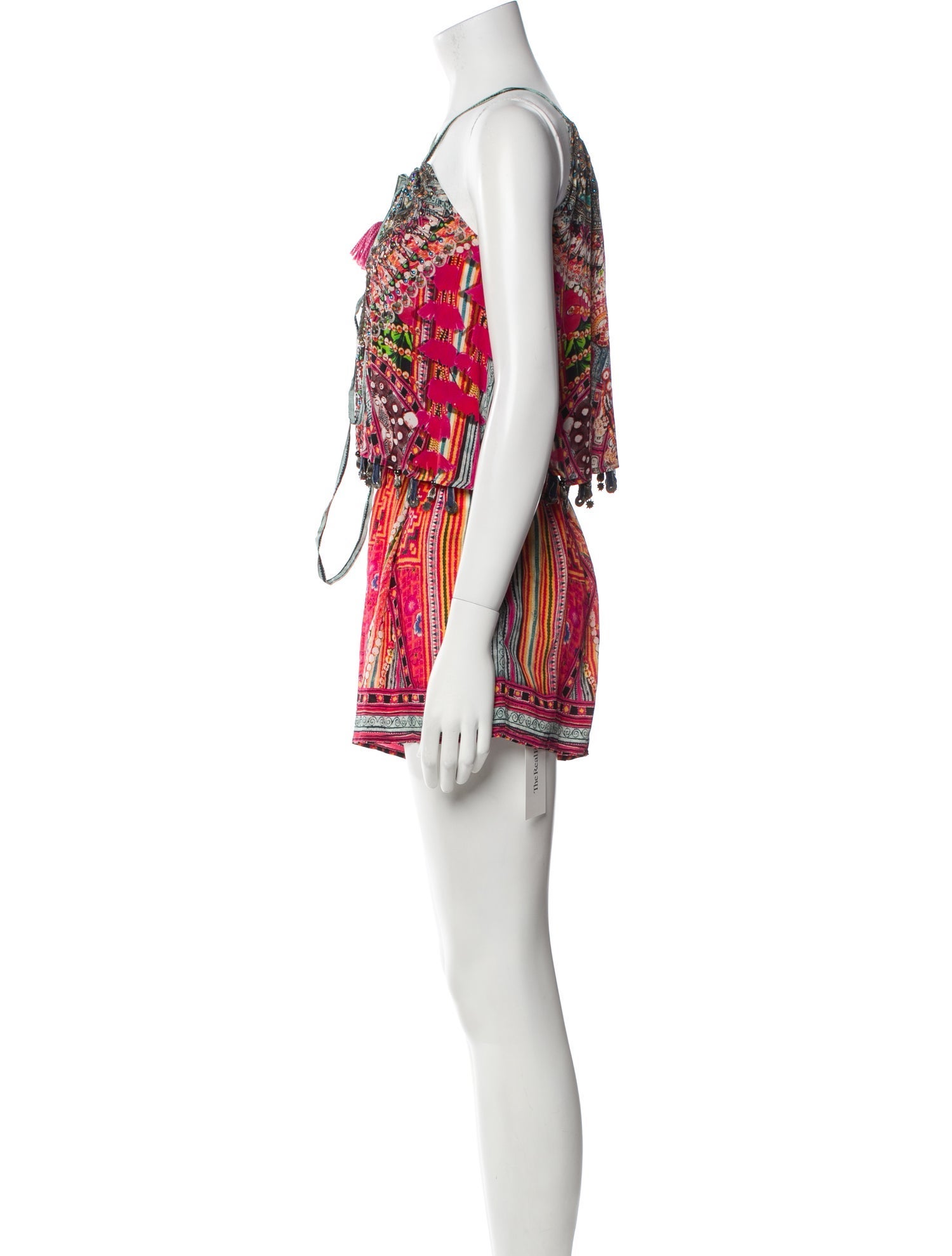 Camilla Silk Printed Romper