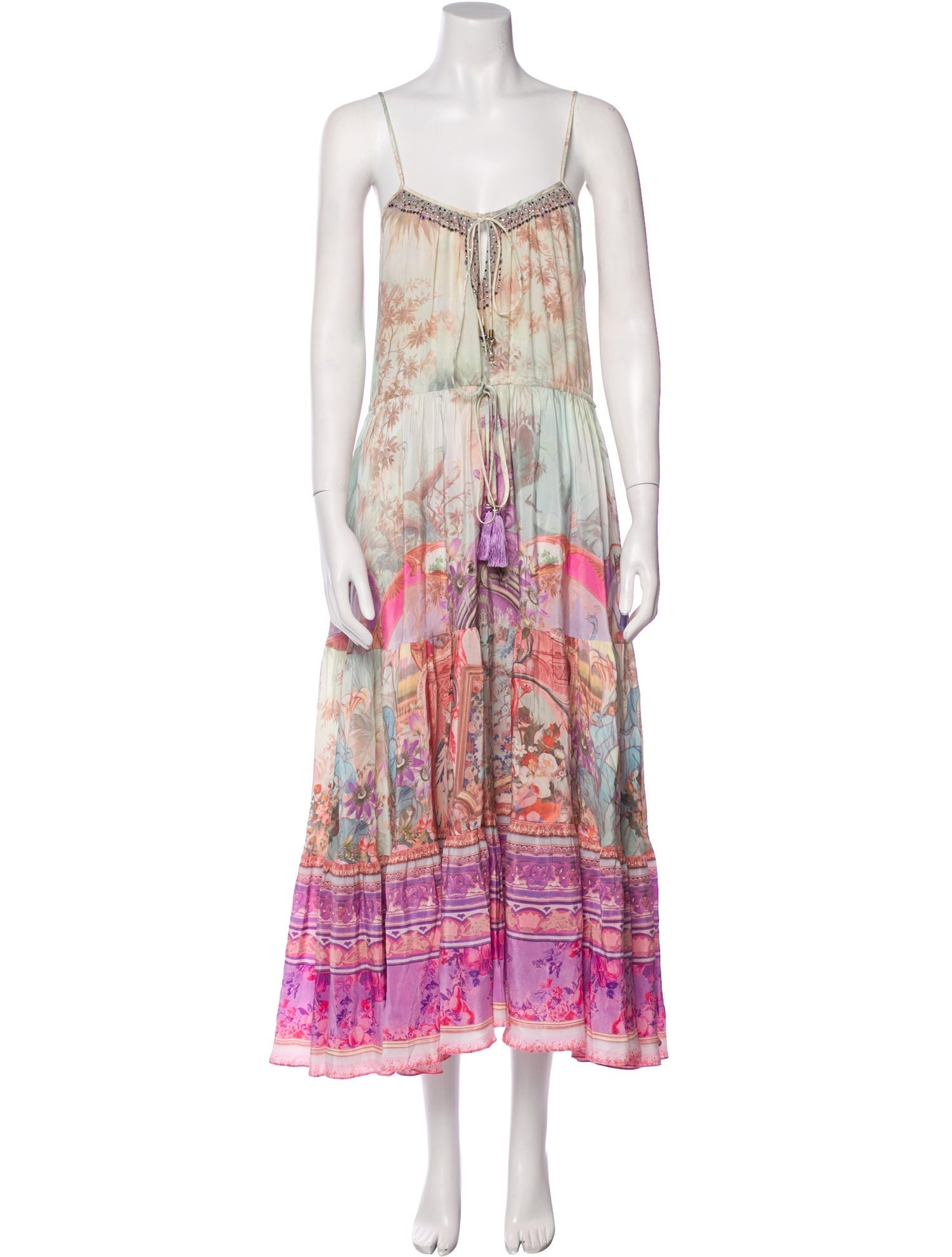 Camilla Silk Long Dress