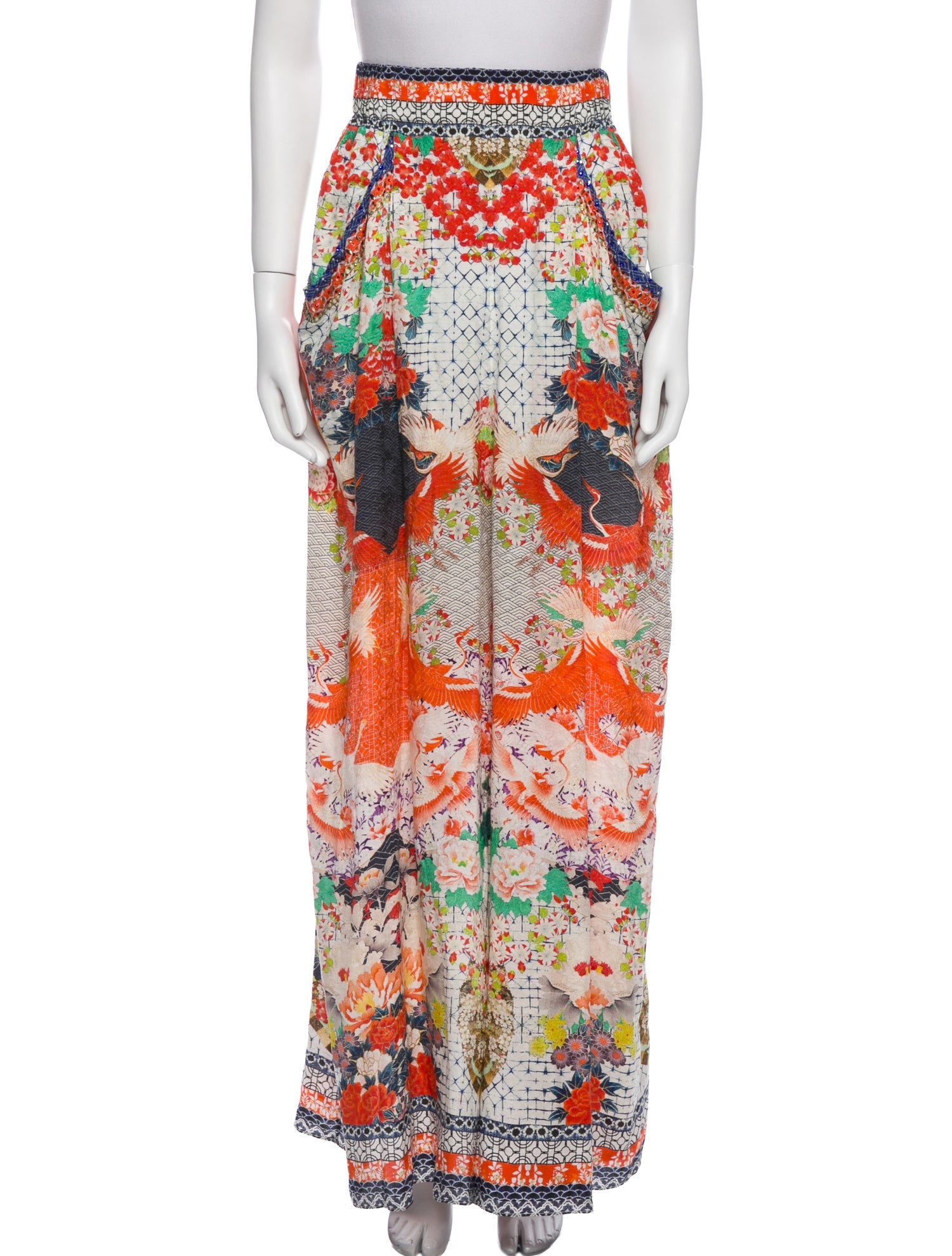 Camilla Silk Wide Leg Pants