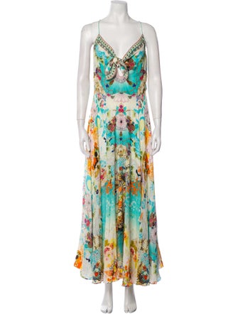 Camilla Silk Long Dress