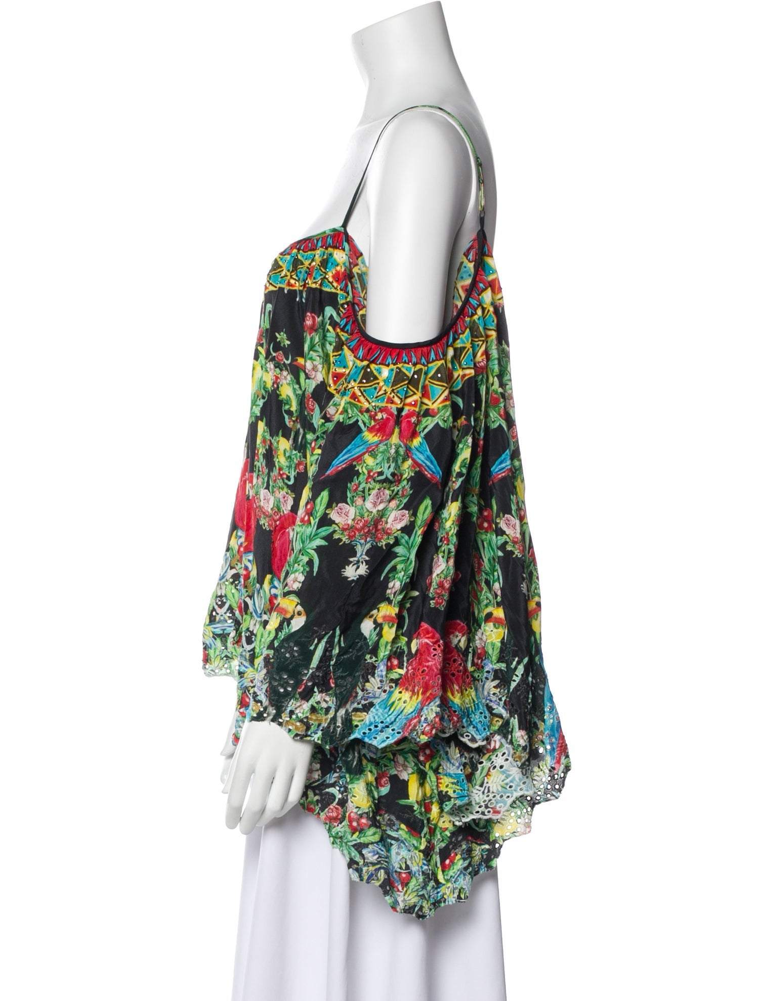 Camilla Silk Floral Print Blouse
