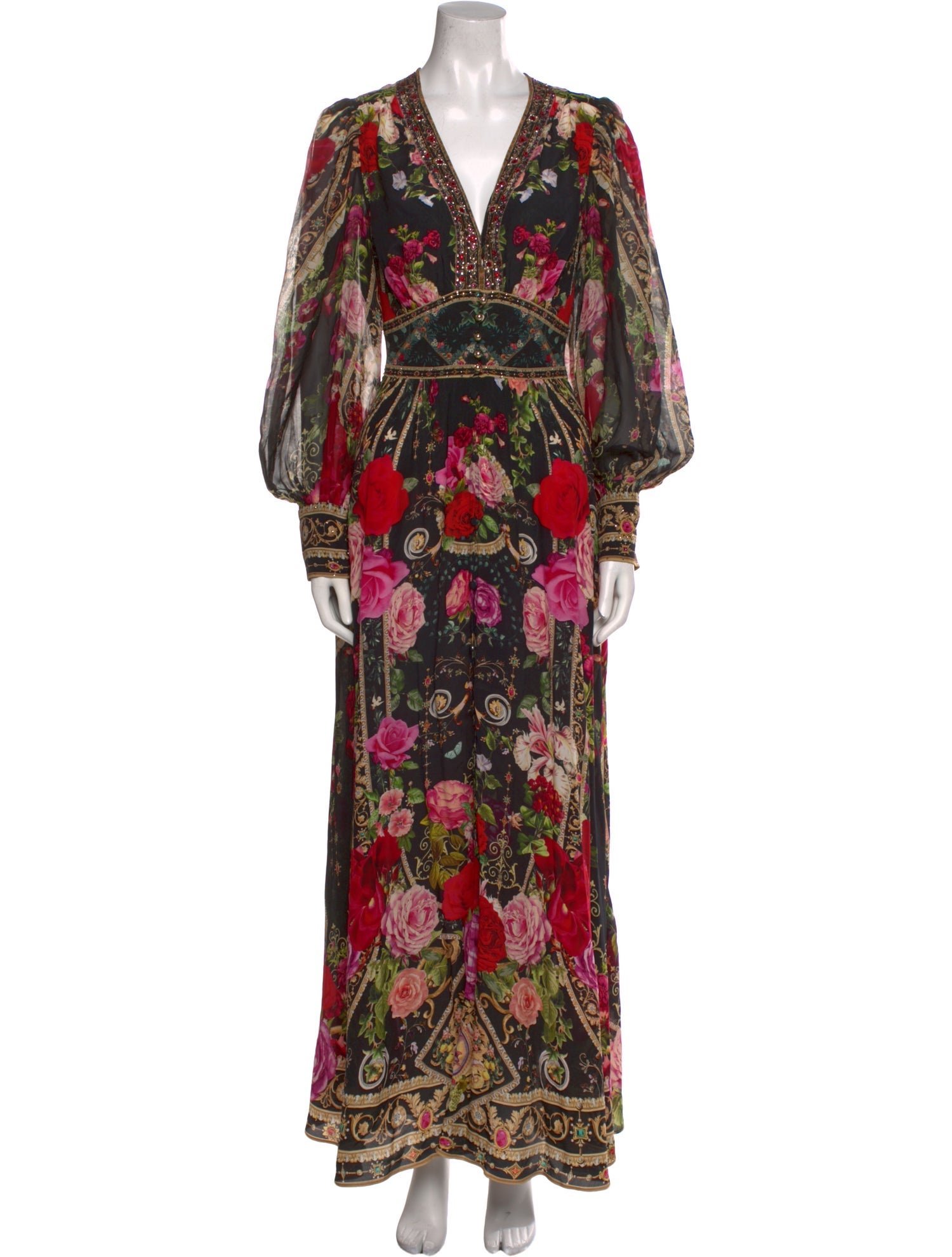 Camilla Silk Long Dress