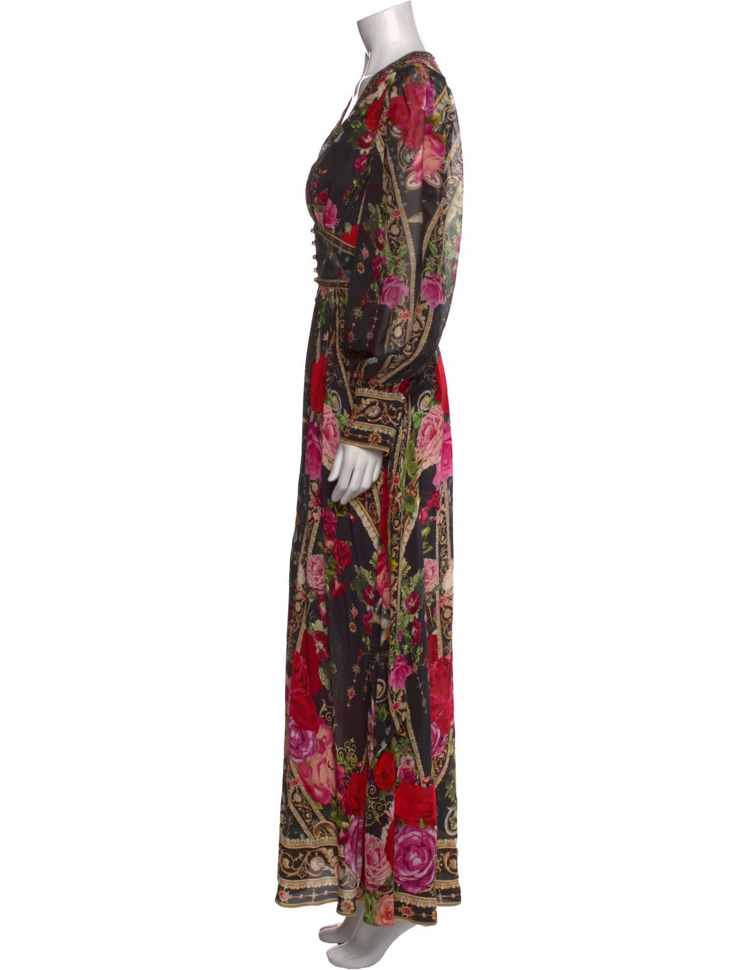 Camilla Silk Long Dress