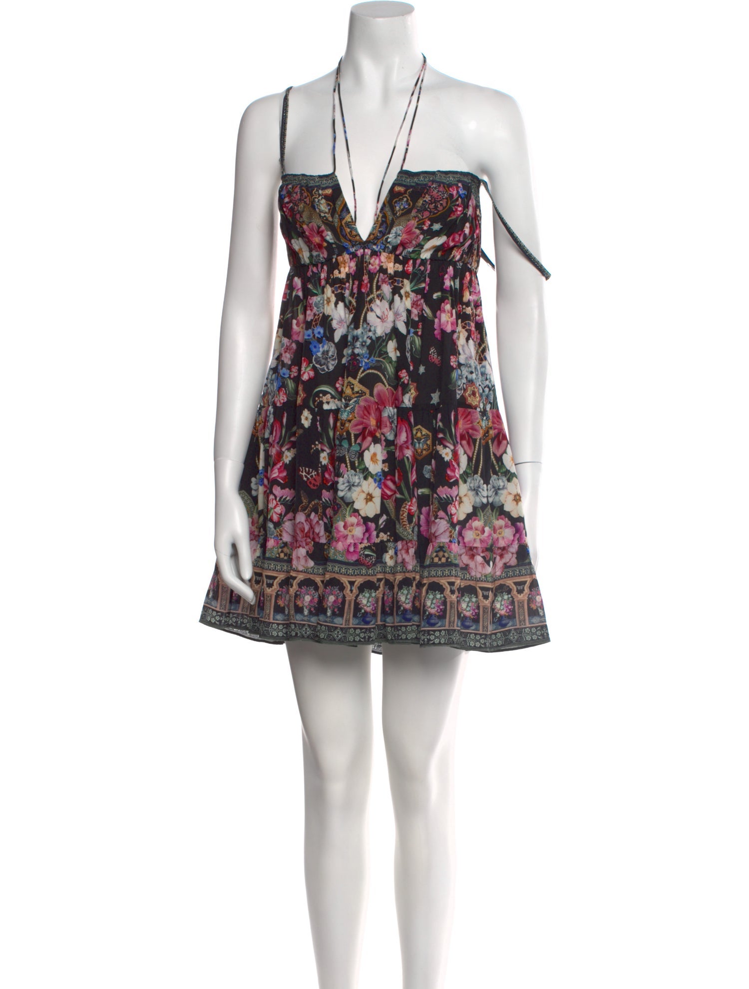 Camilla Silk Mini Dress w/ Tags