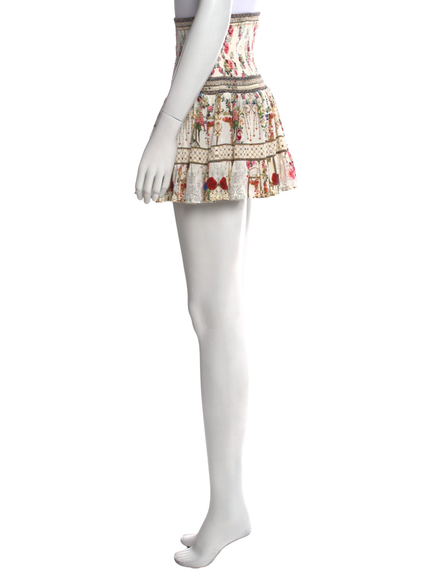 Camilla Silk Mini Skirt