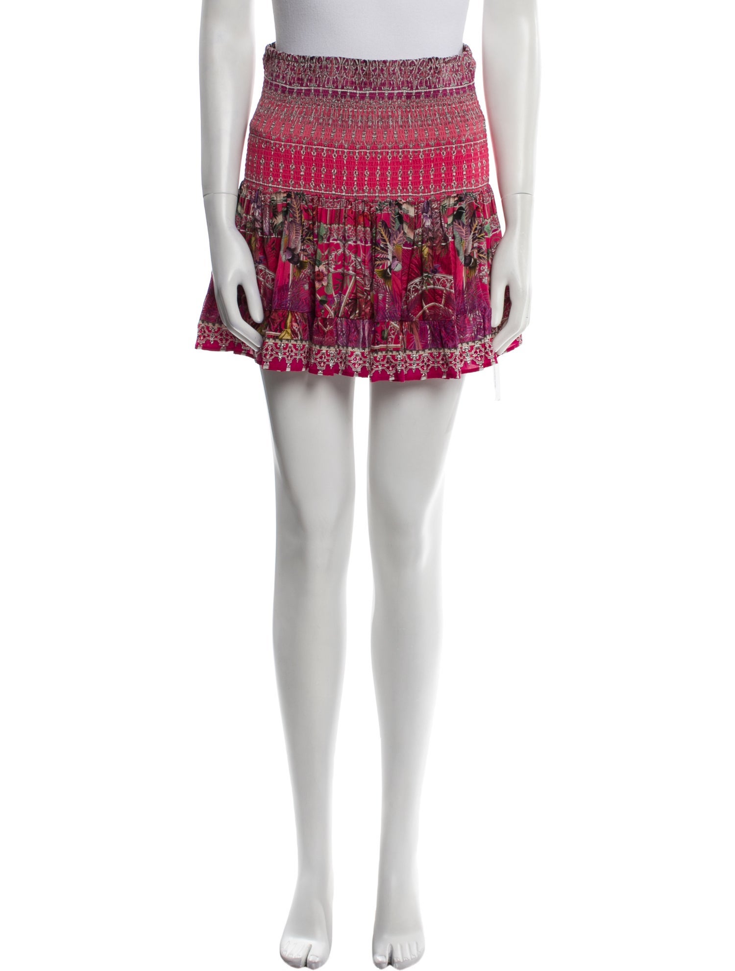 Camilla Silk Mini Skirt