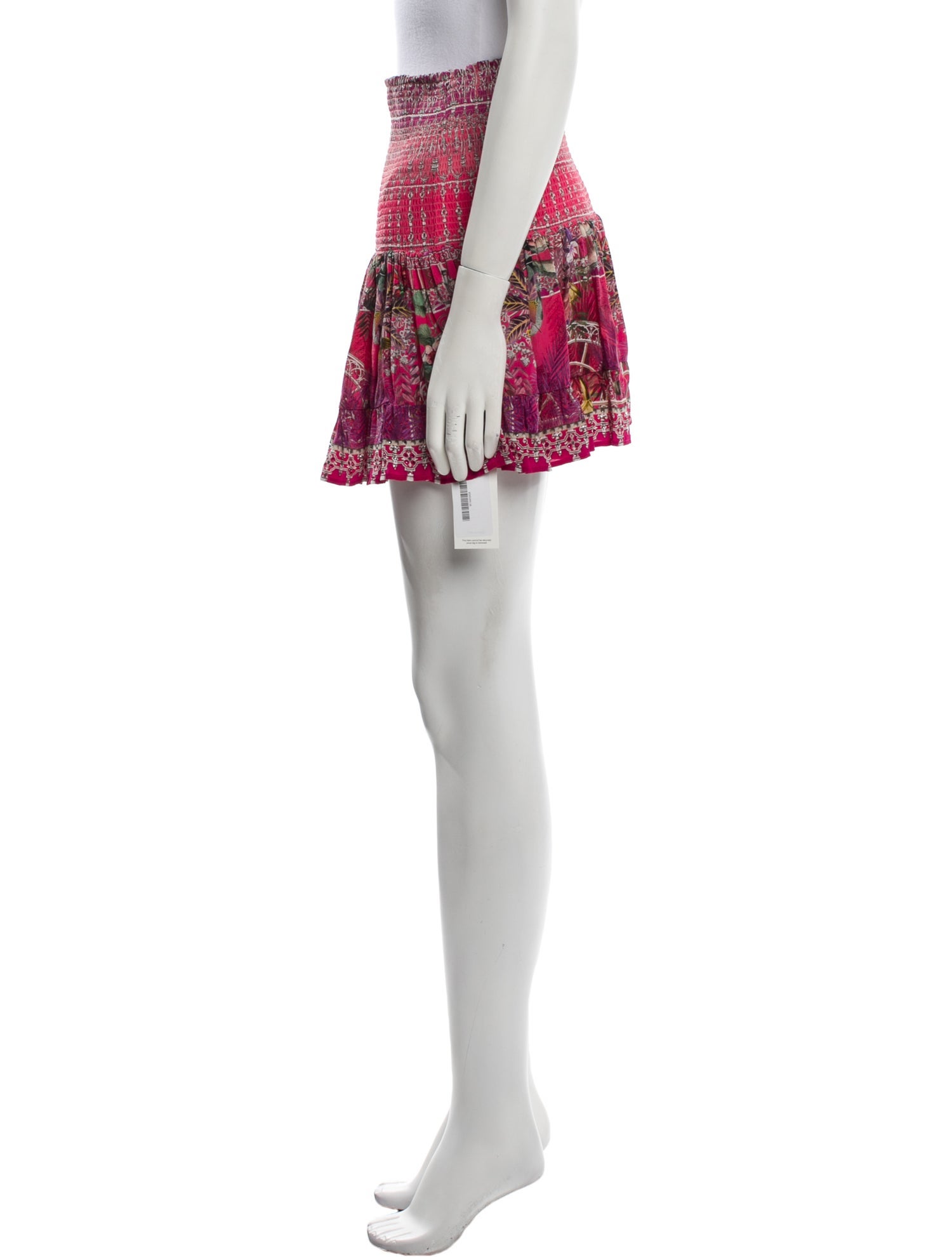 Camilla Silk Mini Skirt