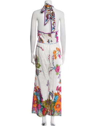 Camilla Linen Printed Jumpsuit