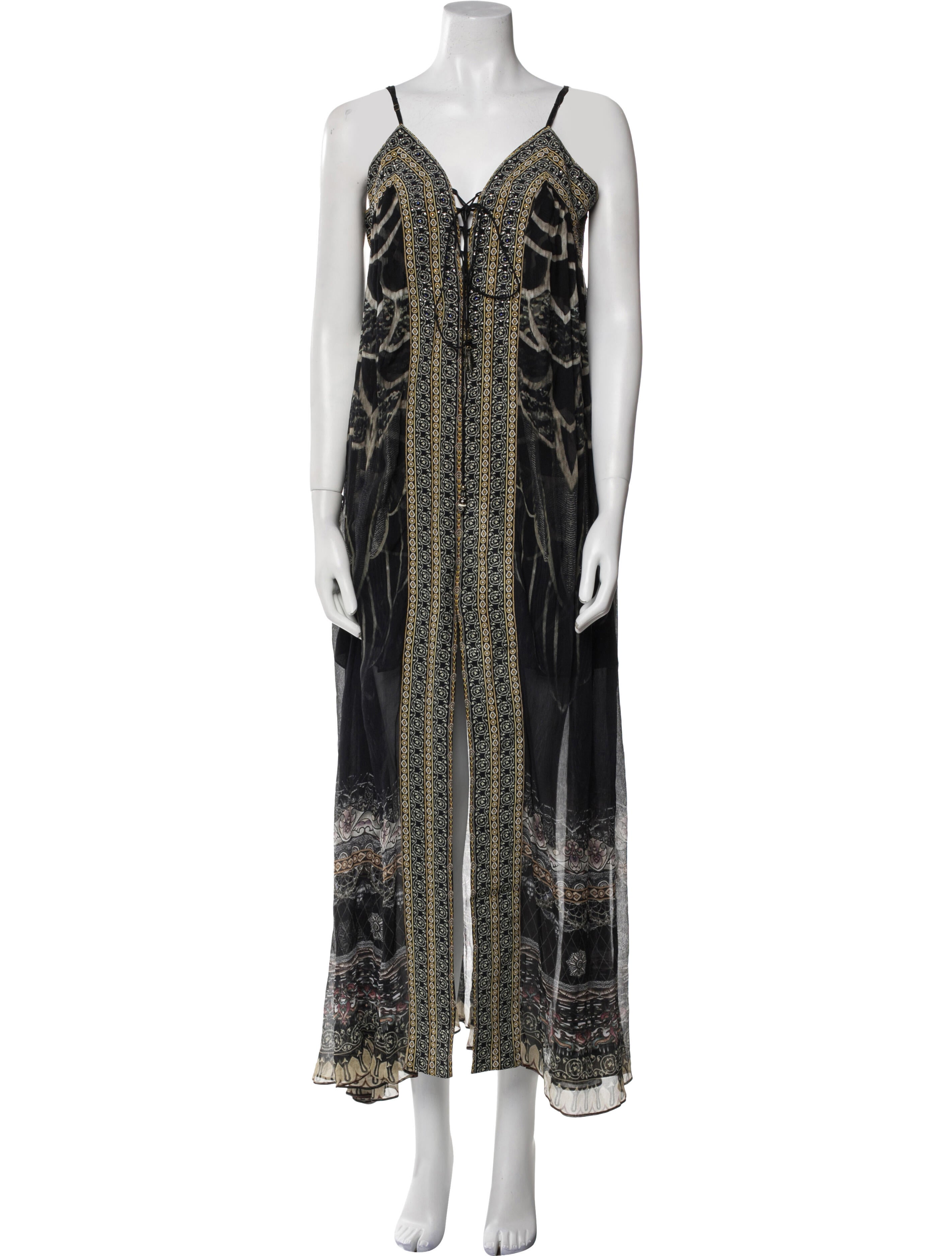 Camilla Silk Long Dress w/ Tags