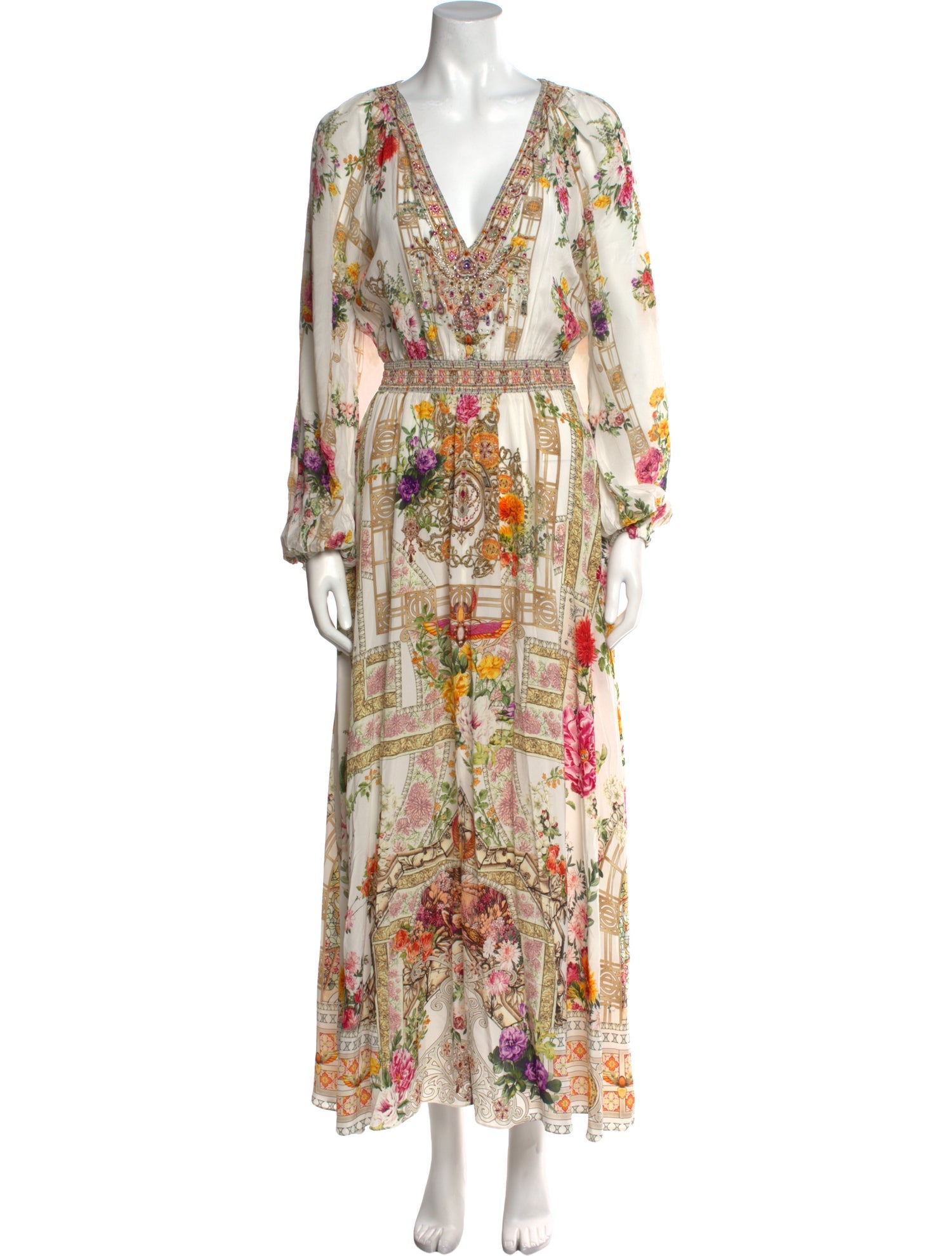 Camilla Silk Long Dress