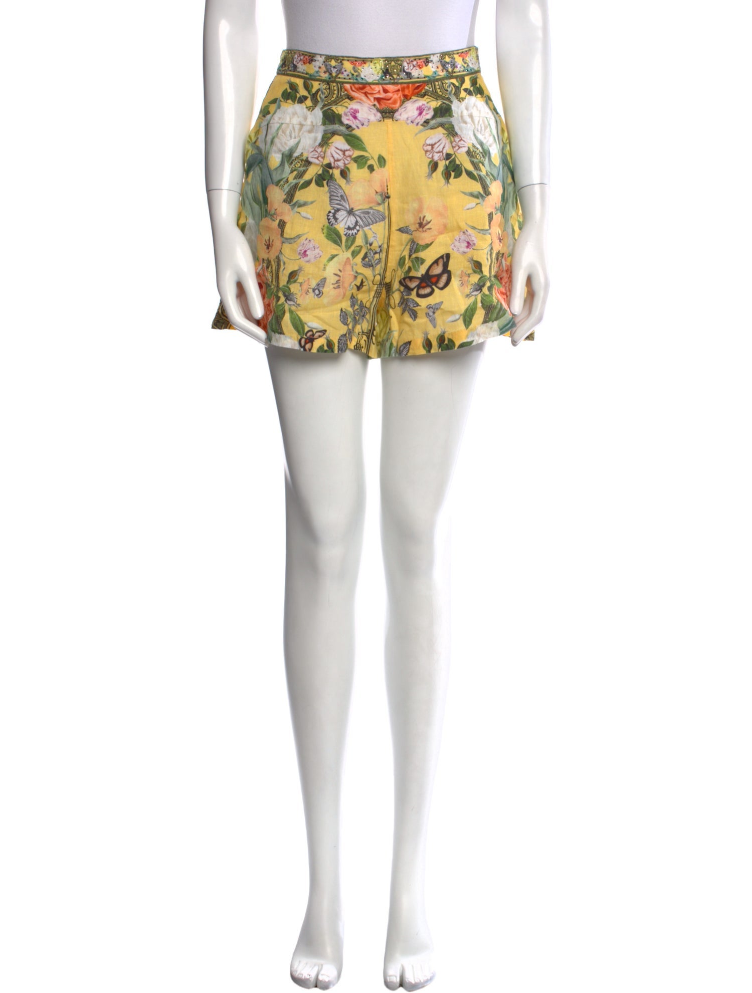 Camilla Linen Mini Shorts