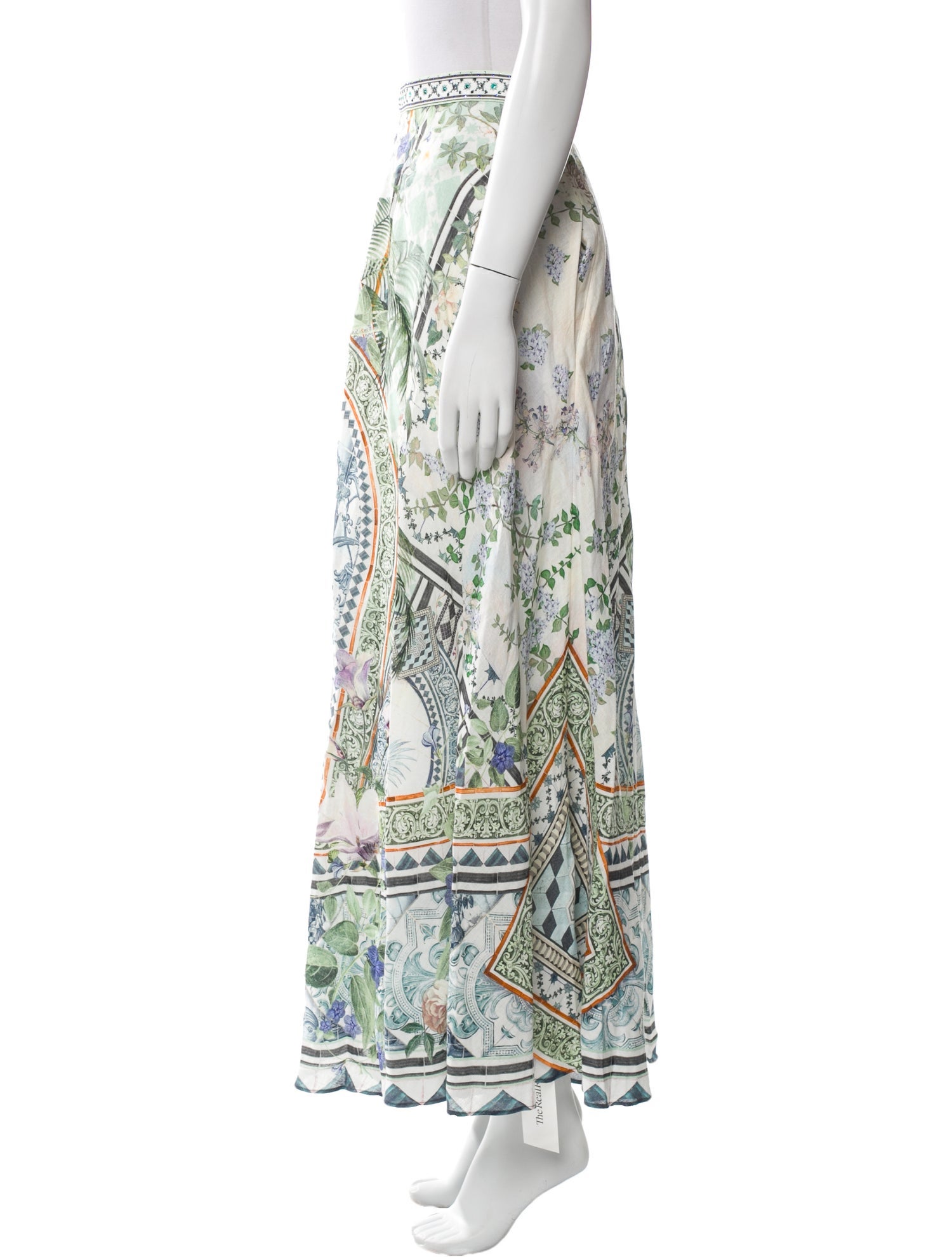 Camilla Linen Midi Length Skirt w/ Tags