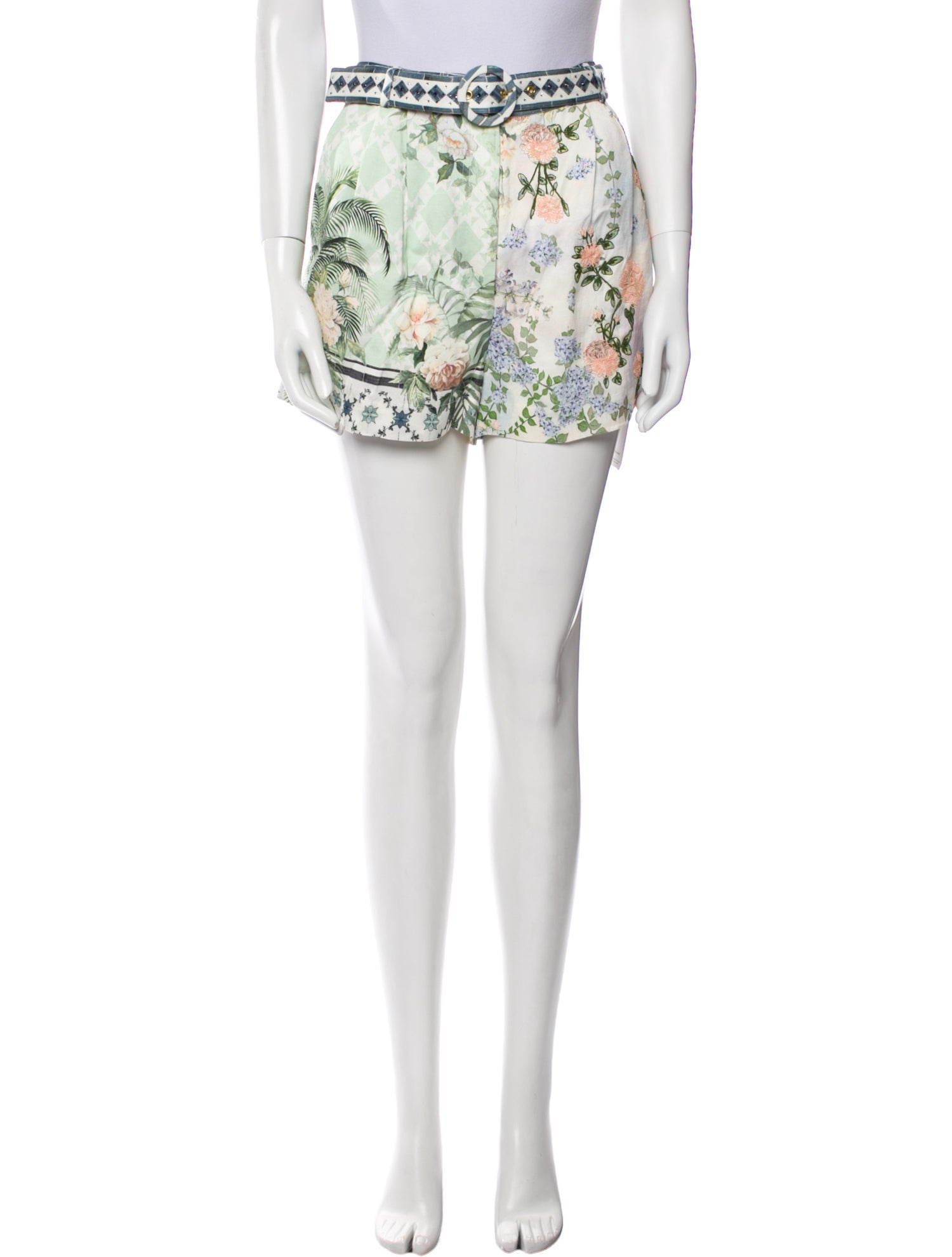 Camilla Printed Mini Shorts w/ Tags