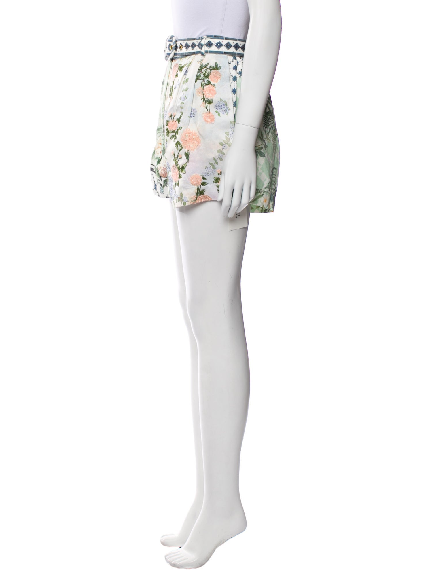 Camilla Printed Mini Shorts w/ Tags