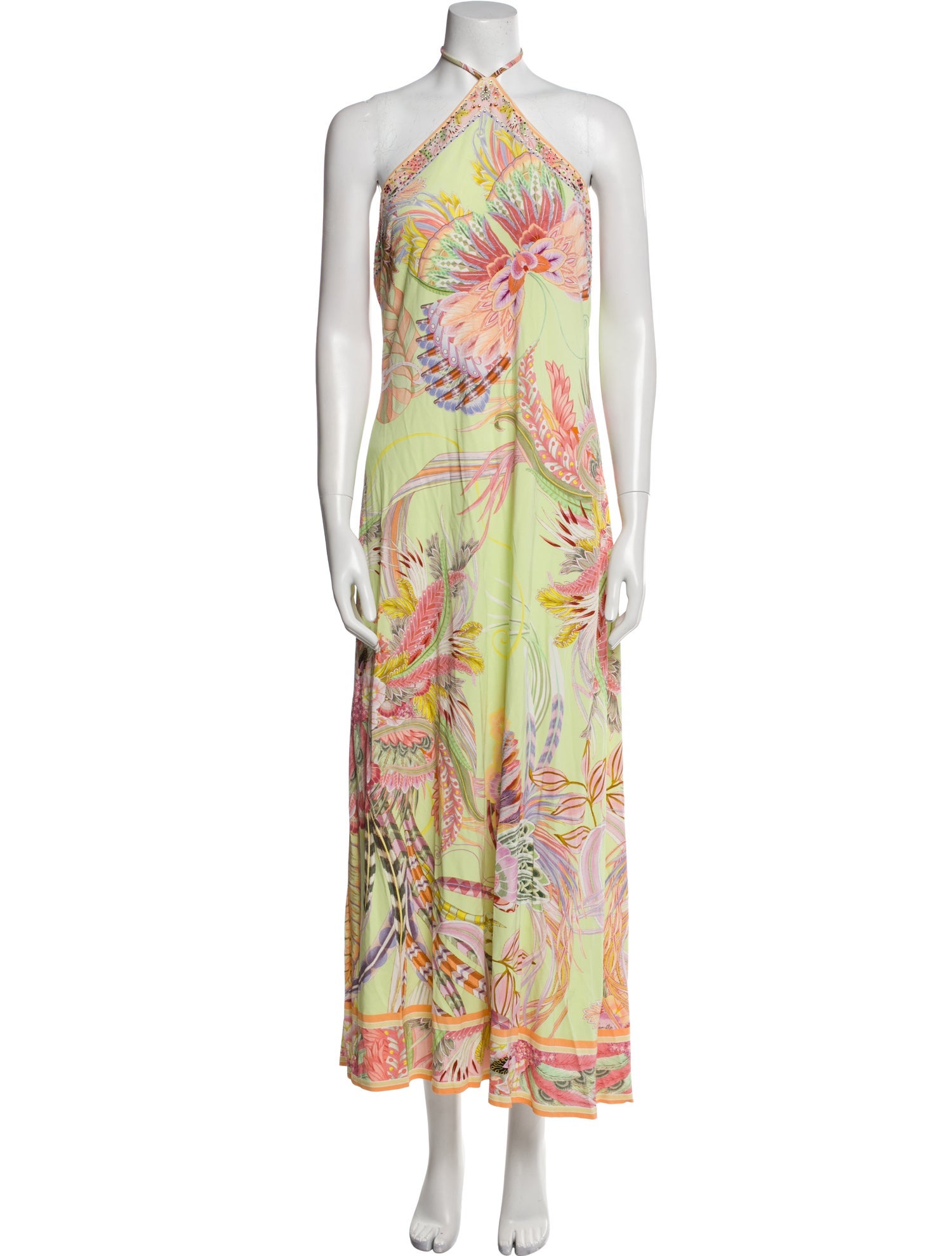 Camilla Printed Long Dress w/ Tags