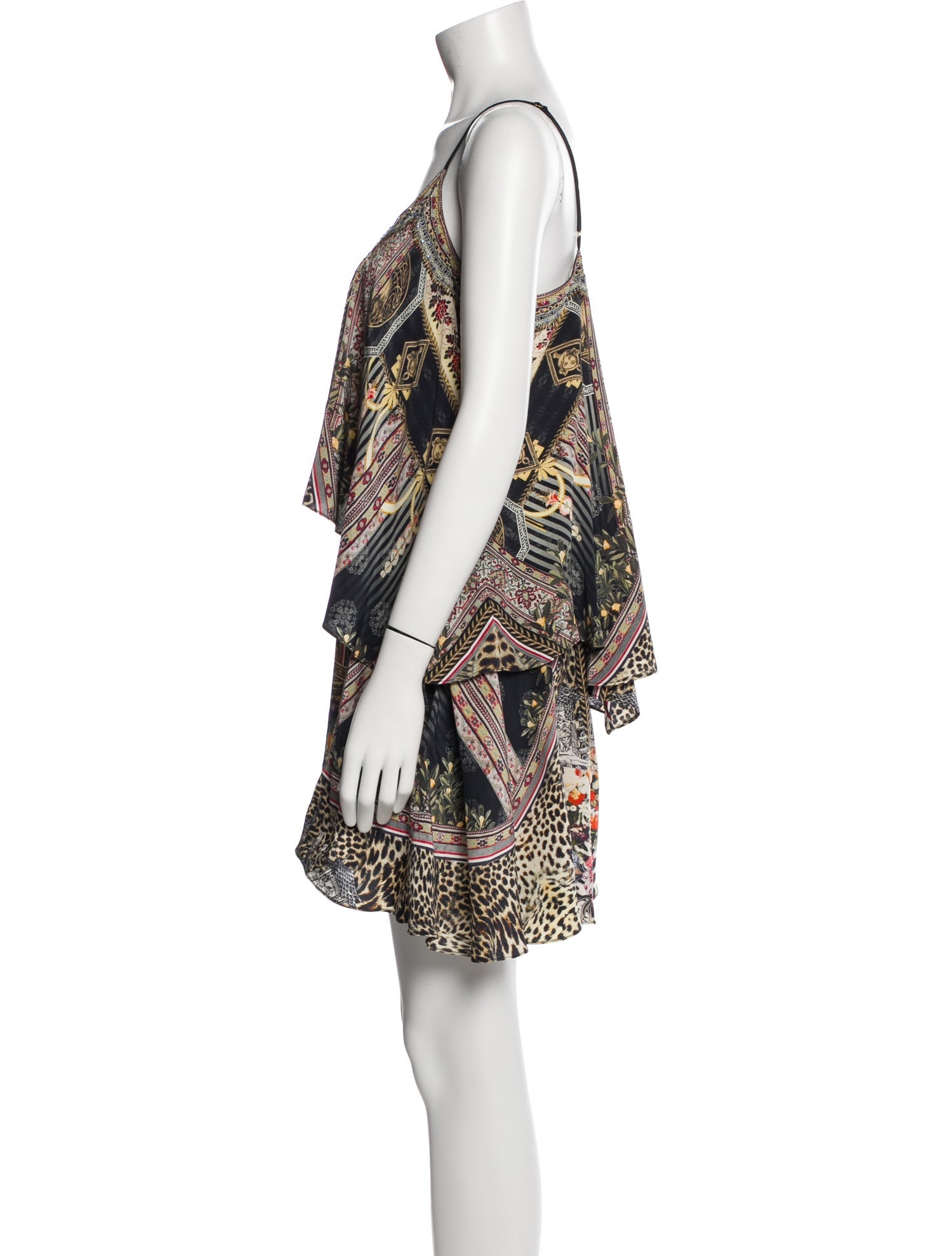 Camilla Silk Printed Romper